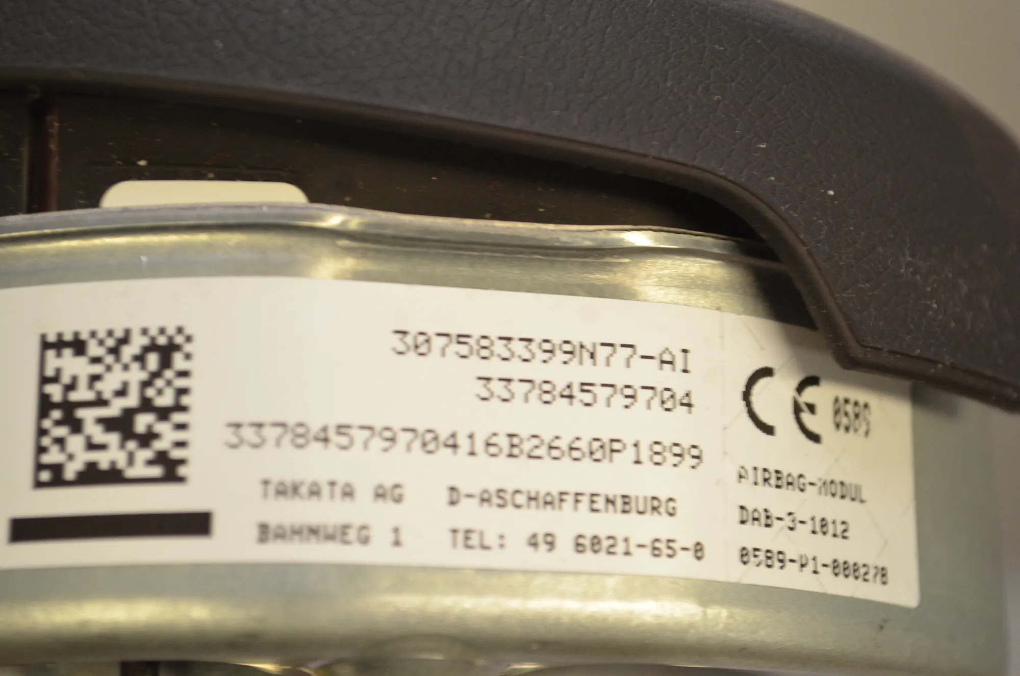 Steering Wheel – OEM 7851521 · BMW 2 Gran Tourer (F46) 220 d xDrive 2016 – 8