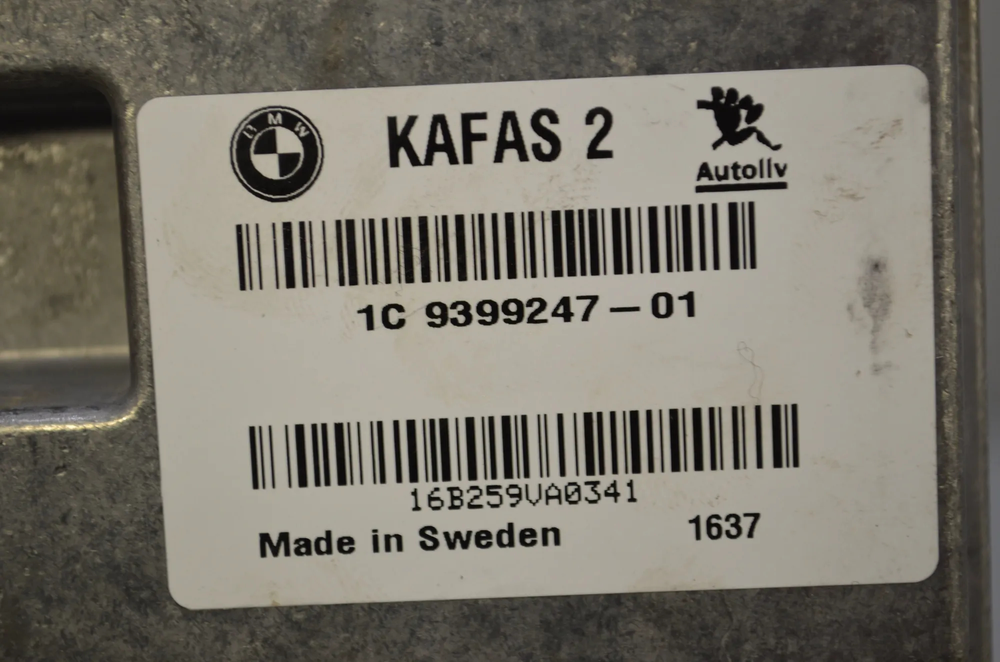 Front Camera – OEM 9384687 · BMW 2 Gran Tourer (F46) 220 d xDrive 2016 – 5