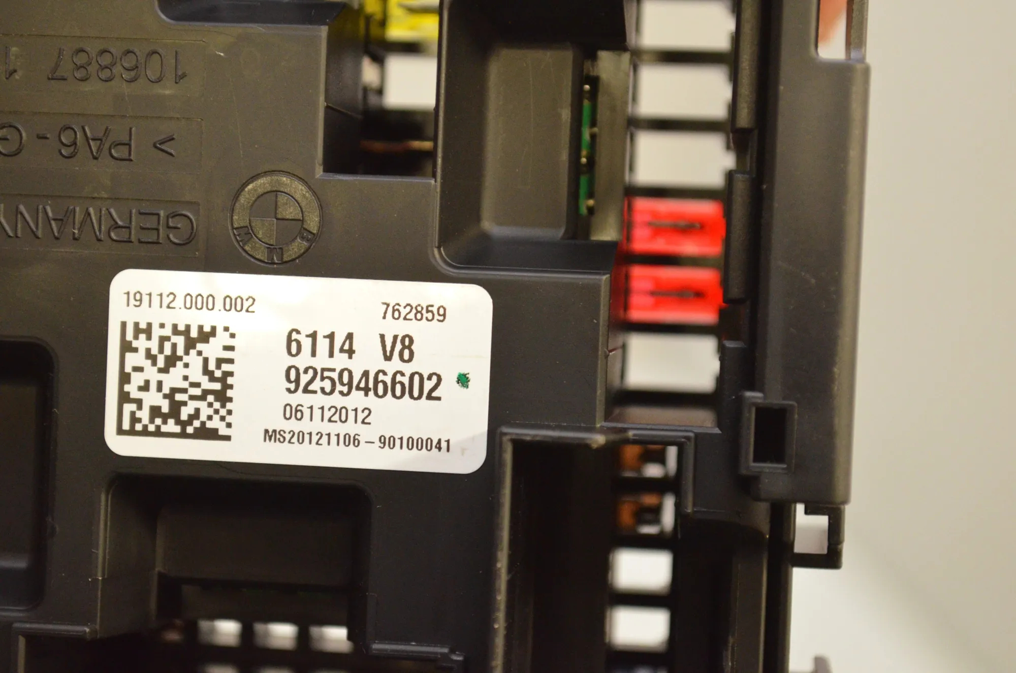 Fuse Box – OEM 9259466 · BMW 3 Touring (F31) 320 d 2013 – 5
