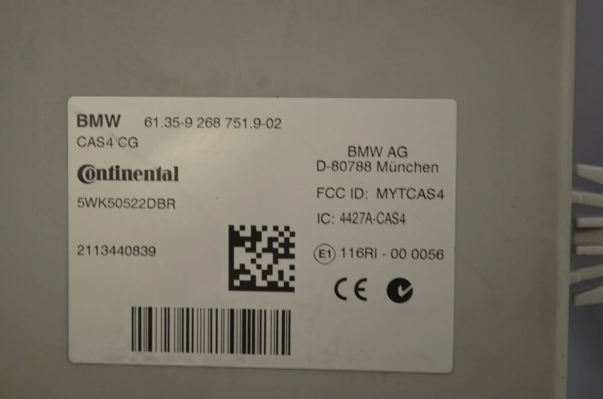 Engine Ignition ECU Set – OEM 9268751 · BMW X3 (F25) xDrive 30 d 2012 – 5