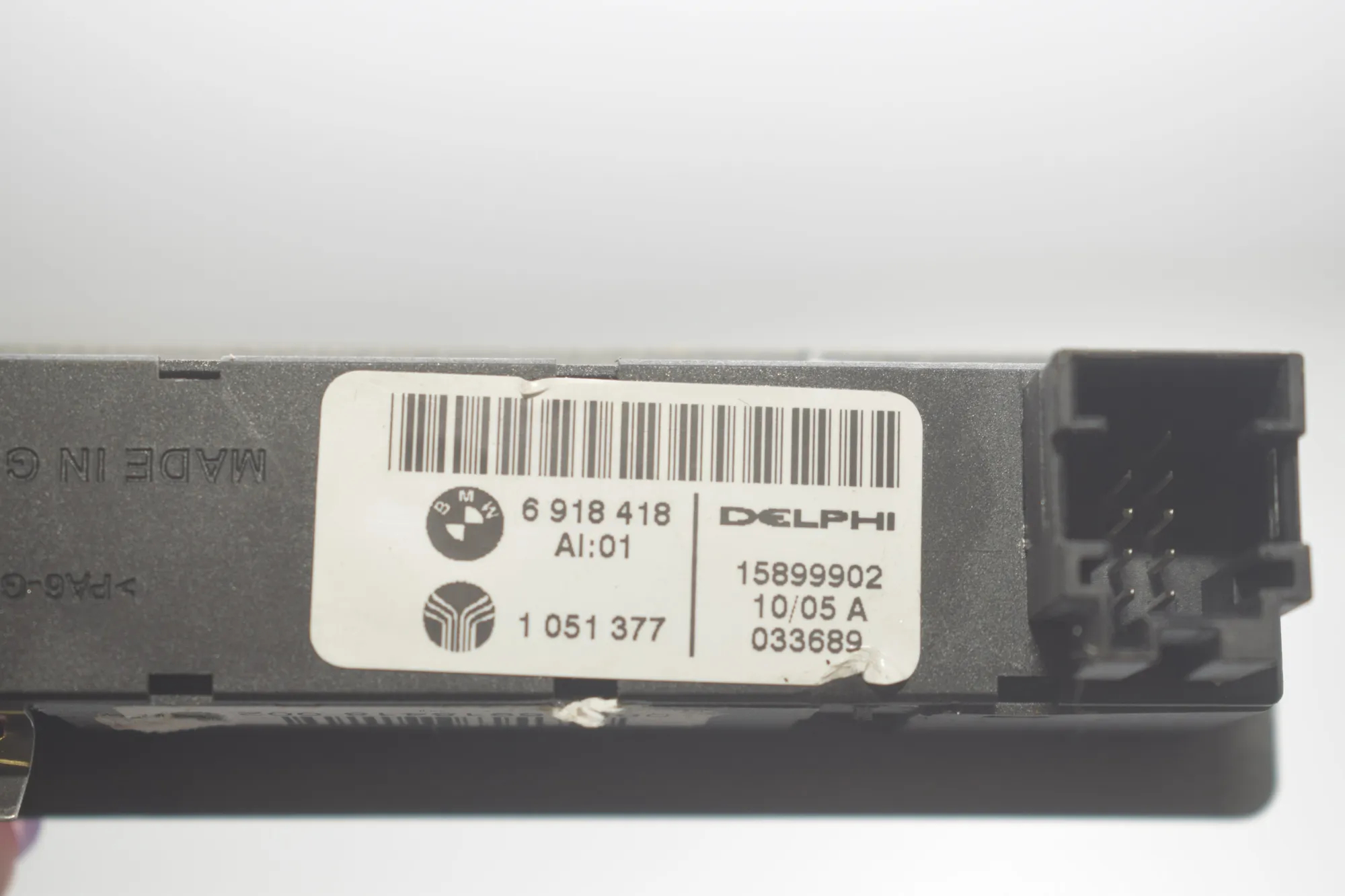 Button Switch Panel – OEM 6918418 · BMW 7 (E65, E66, E67) BMW 7 (E65, E66, E67) 730 d 2008 – 5