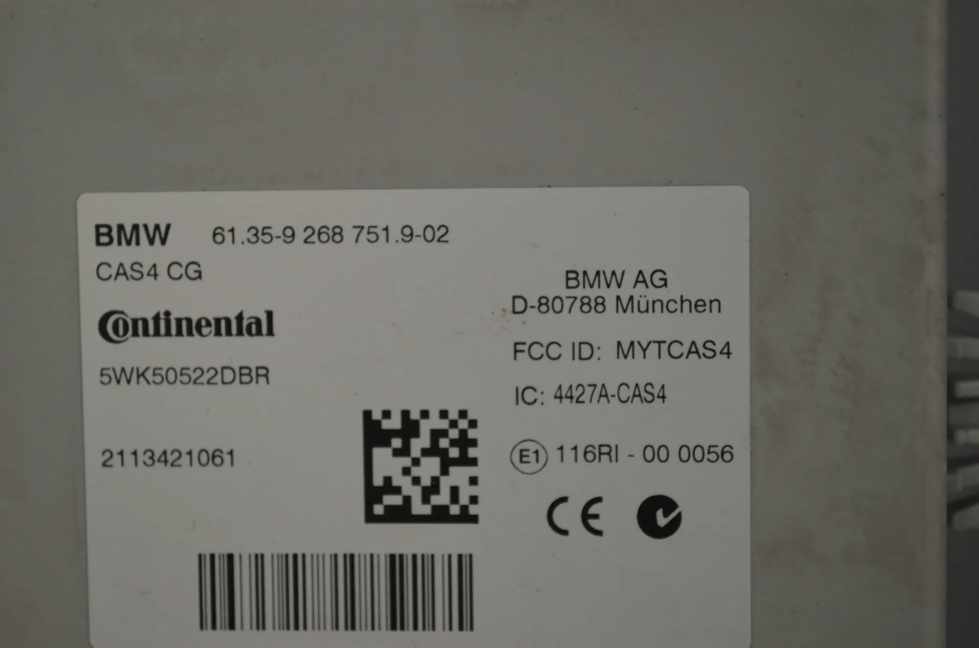Engine Ignition ECU Set – OEM 9268751 · BMW X3 (F25) xDrive 30 d 2012 – 7