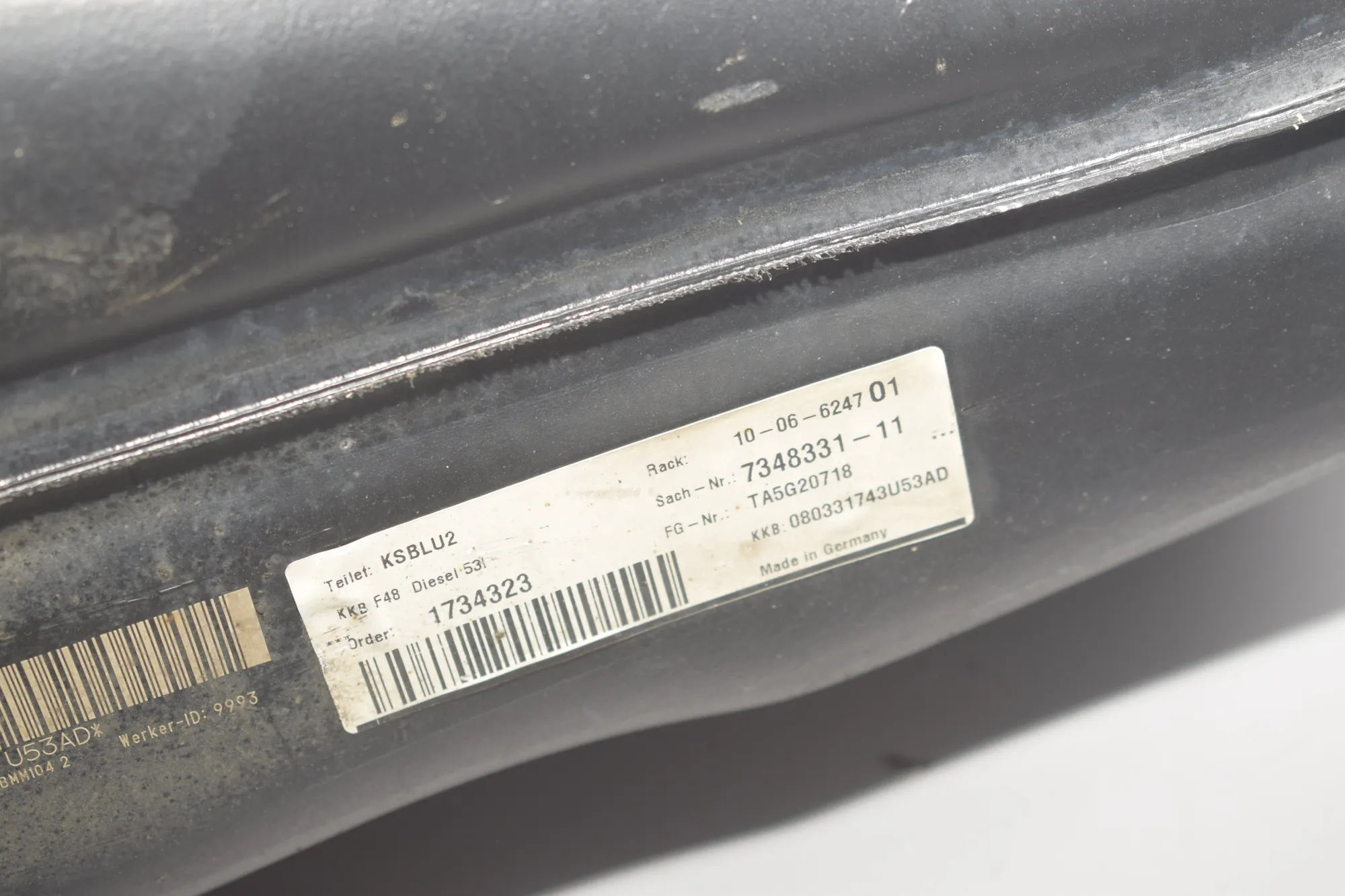 Fuel Tank – OEM 7300483 · BMW 2 Gran Tourer (F46) 220 d xDrive 2018 – 4