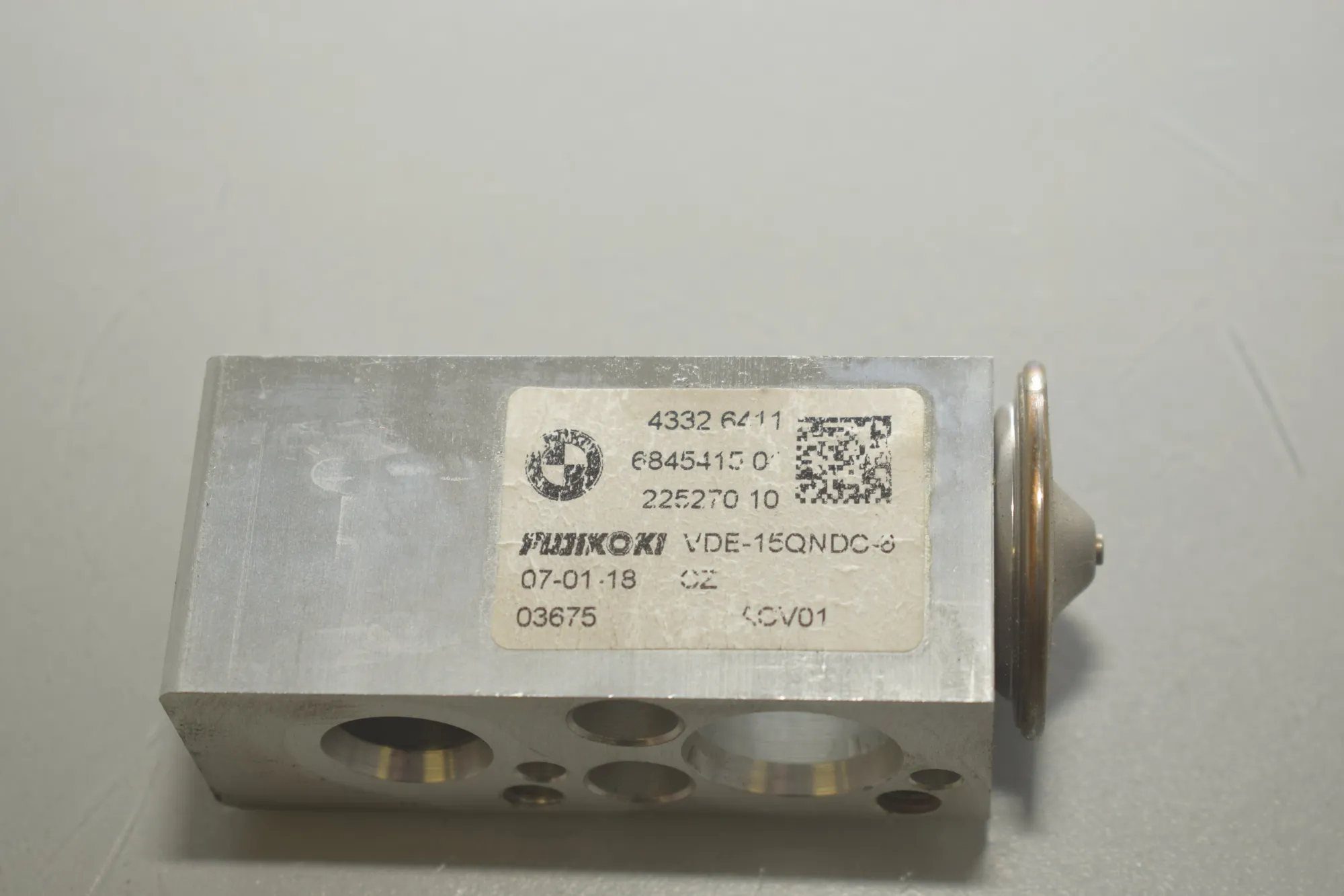 A/C Conditioner Expansion Valve – OEM 6845415 · BMW 2 Gran Tourer (F46) 220 d xDrive 2018 – 4