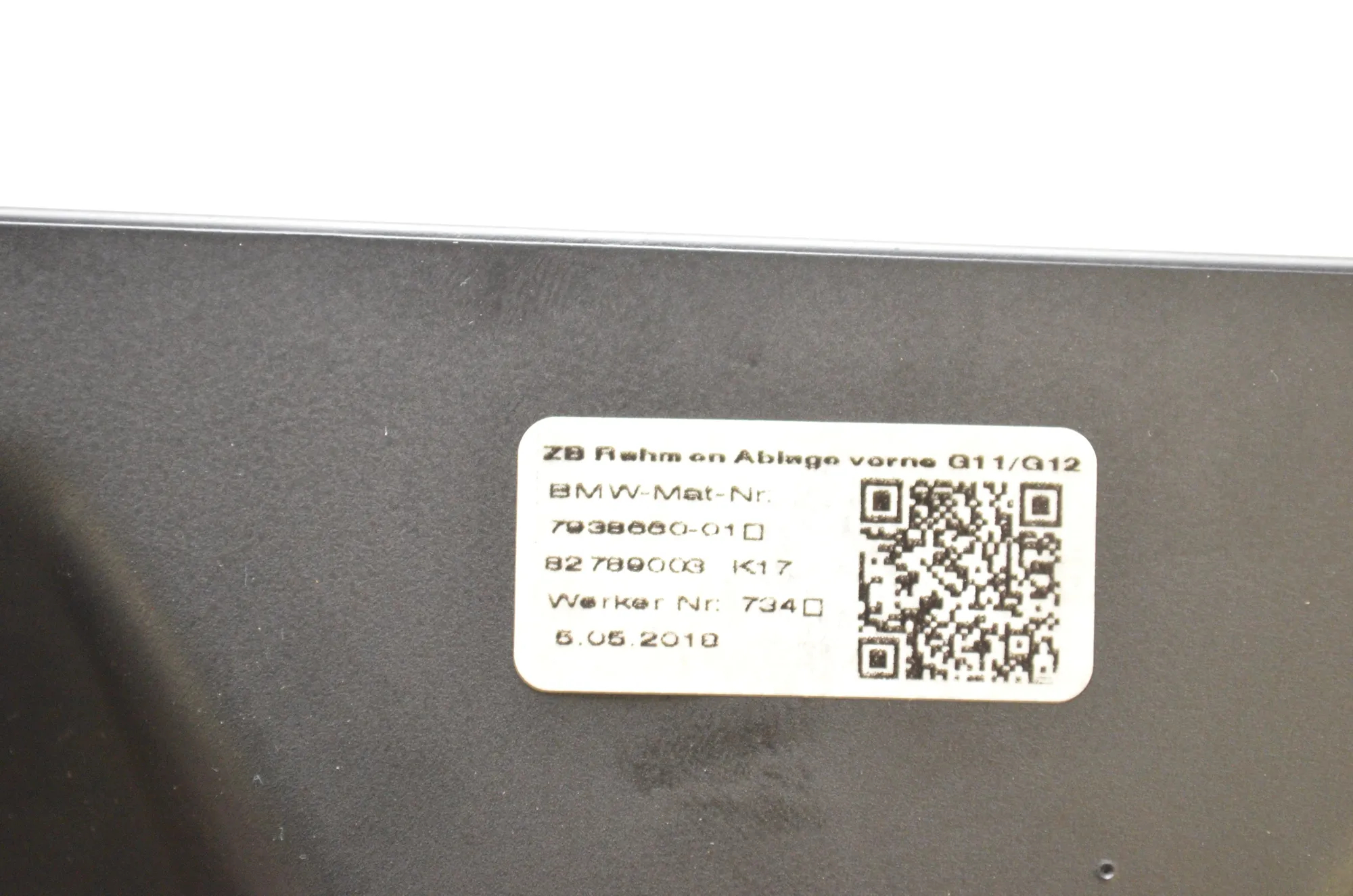 Cup Holder – OEM 7938660 · BMW 7 (G11, G12) BMW 7 (G11, G12) 730 d 2018 – 5