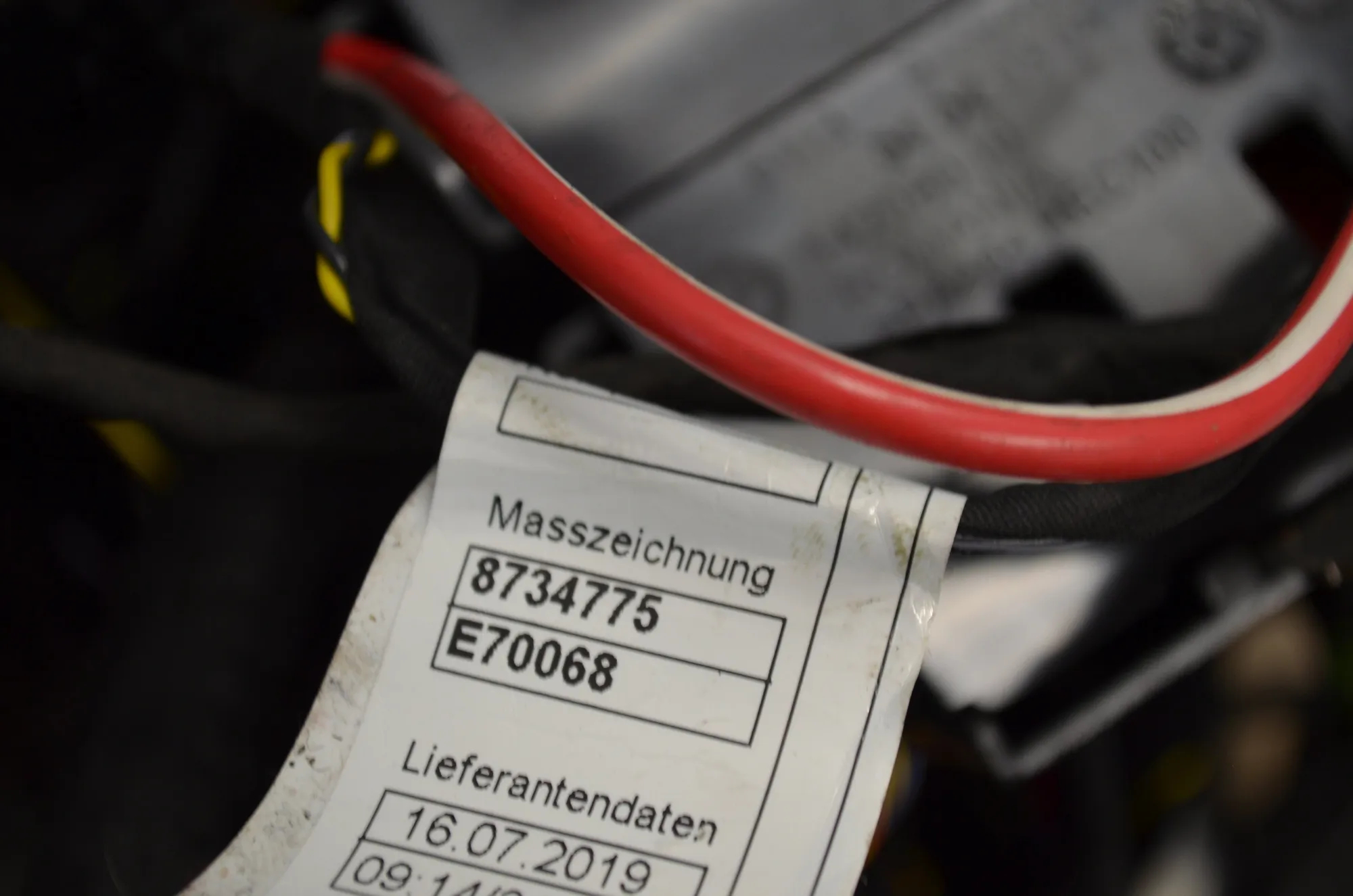 Cable Harness – OEM 8783183 · BMW 5 Touring (G31) (2017 - -) 520 d 2019 – 8