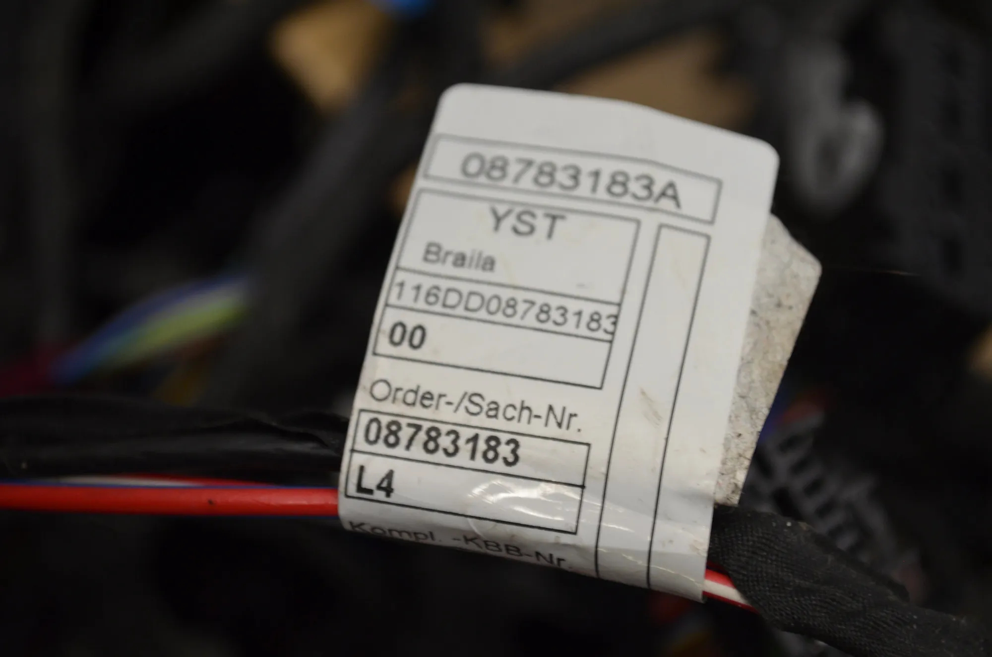 Cable Harness – OEM 8783183 · BMW 5 Touring (G31) (2017 - -) 520 d 2019 – 7