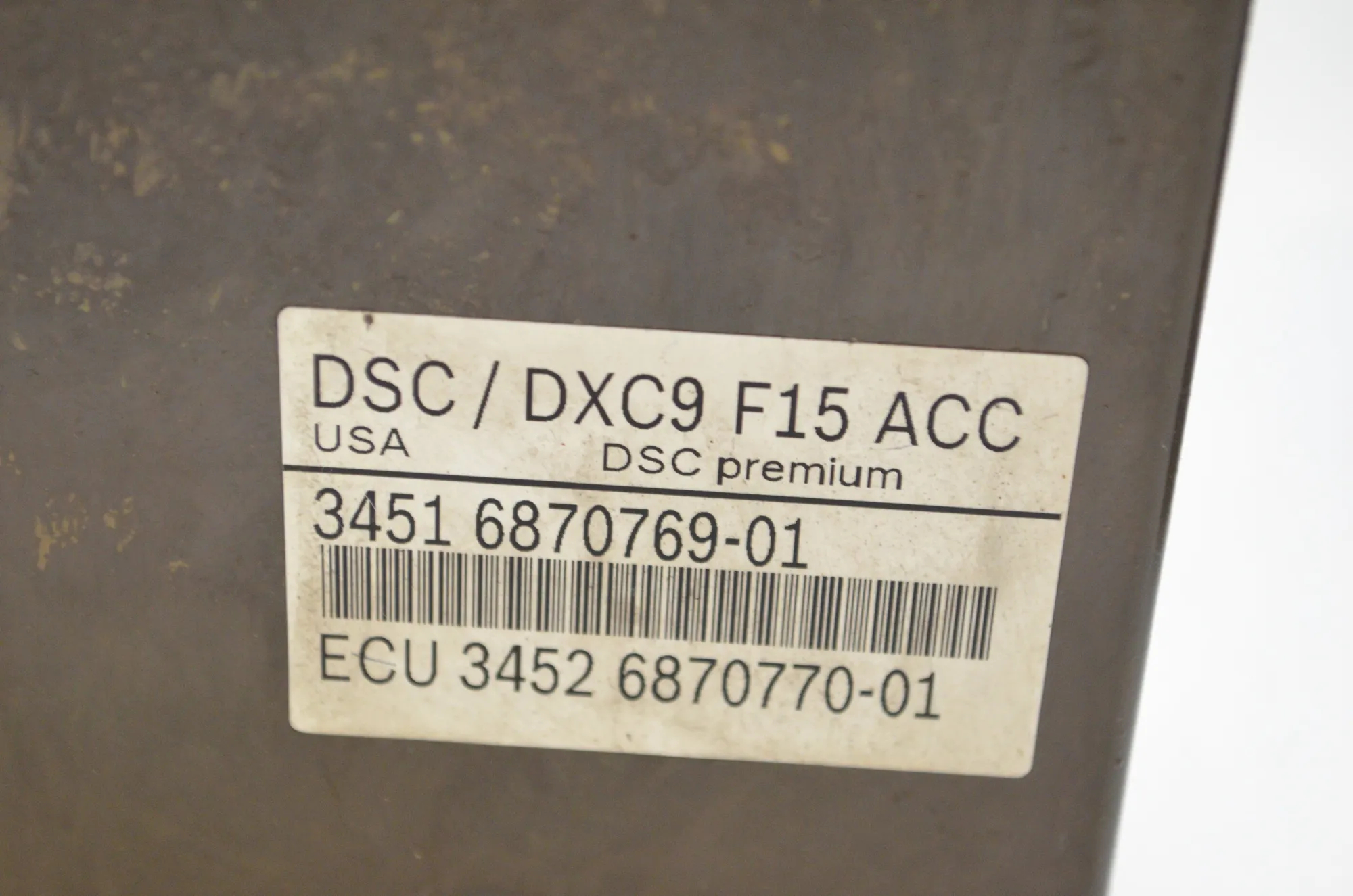 Distance Radar Sensor – OEM 6870769 · BMW X6 (F16, F86) M 50 d 2016 – 5