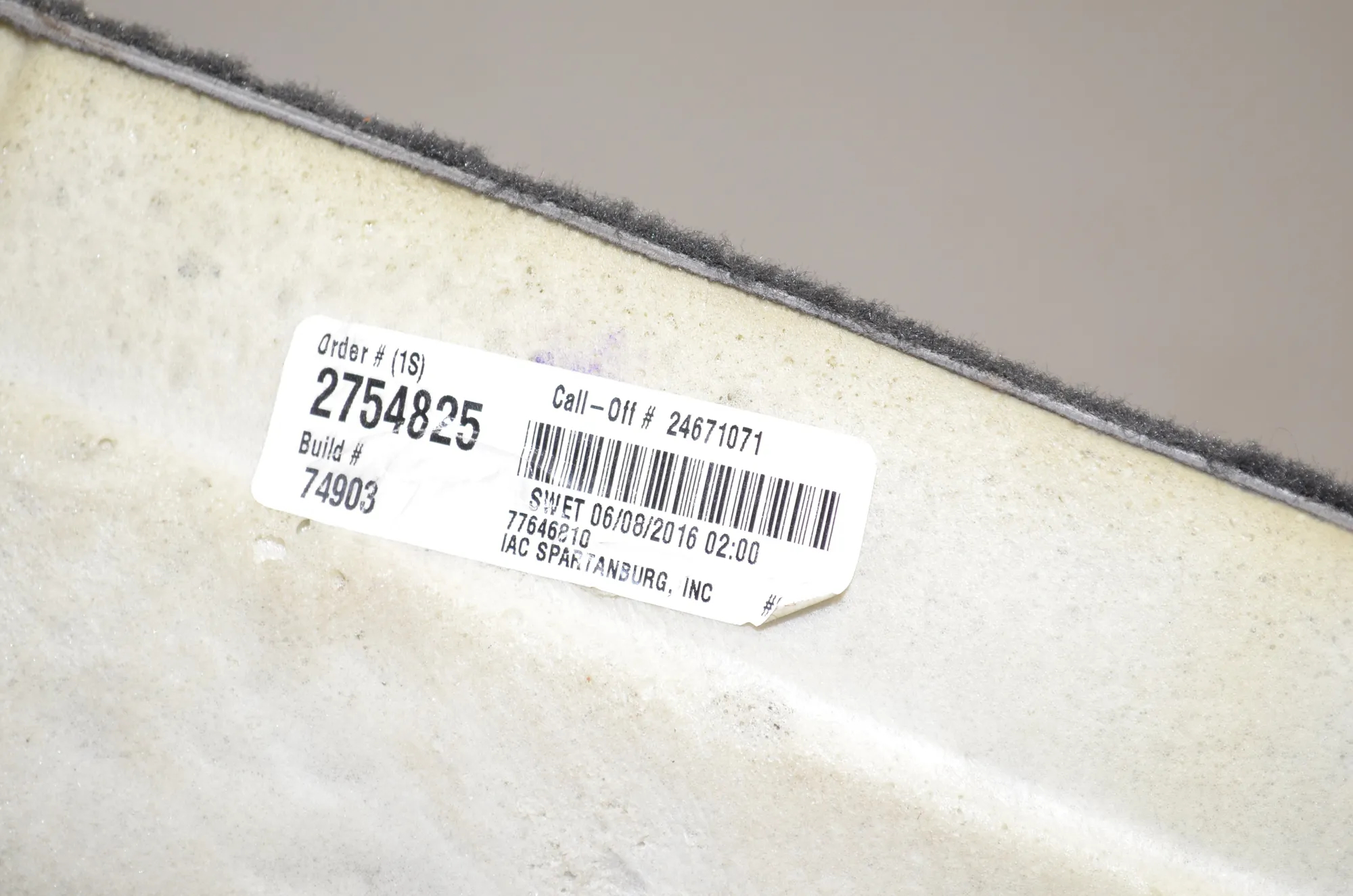 Interior Mat – OEM 8089726 · BMW X6 (F16, F86) M 50 d 2016 – 5