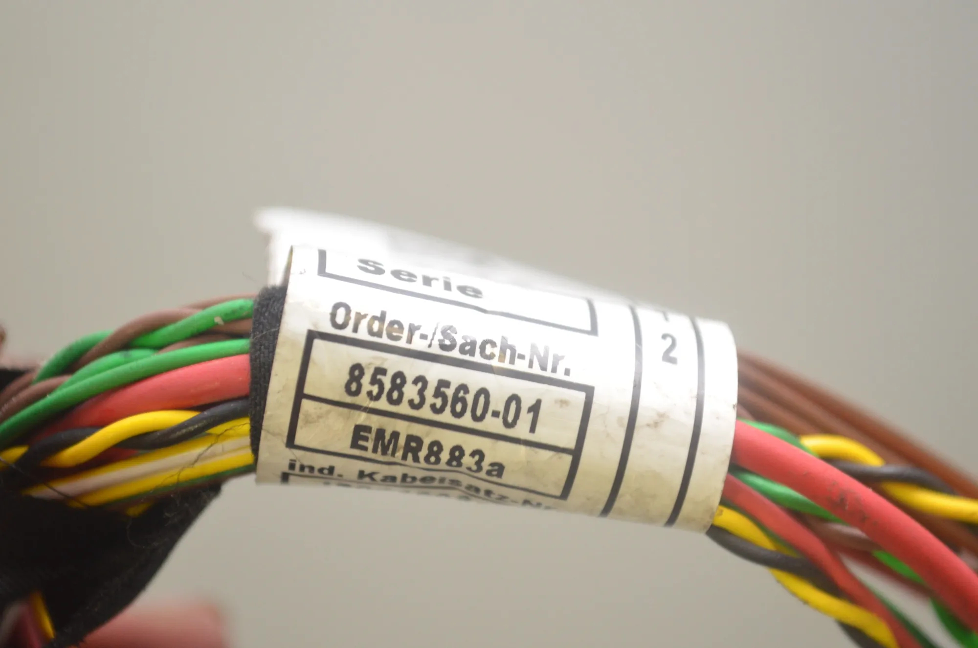Engine Cable Harness – OEM 8583560 · BMW X6 (F16, F86) M 50 d 2016 – 4