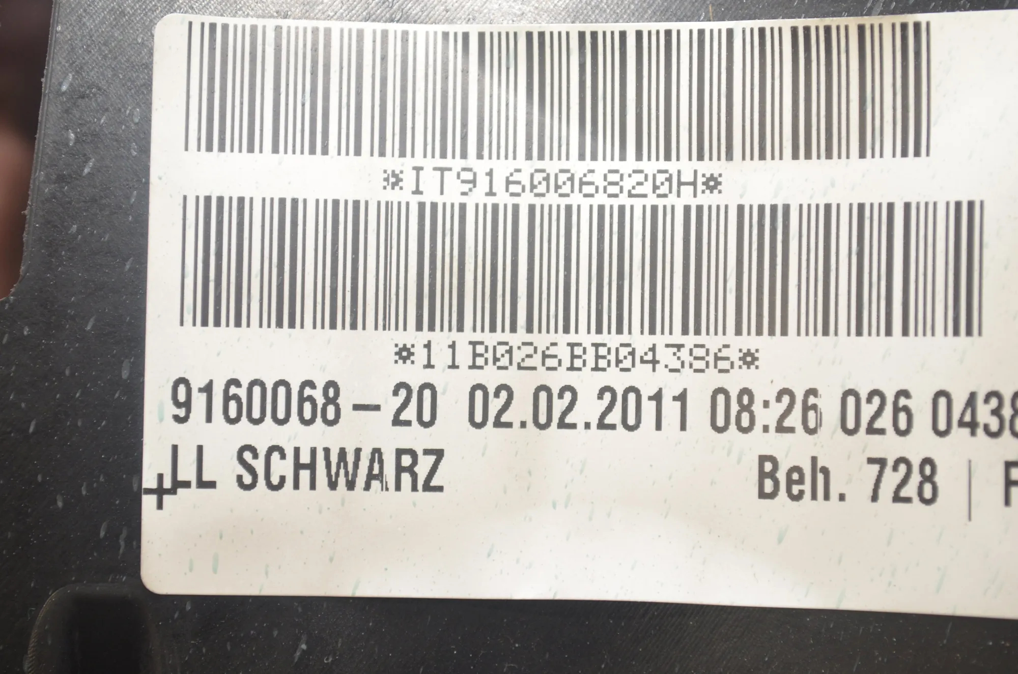 Dashboard – OEM 9160068 · BMW 7 (F01, F02) 740 d xDrive 2011 – 4