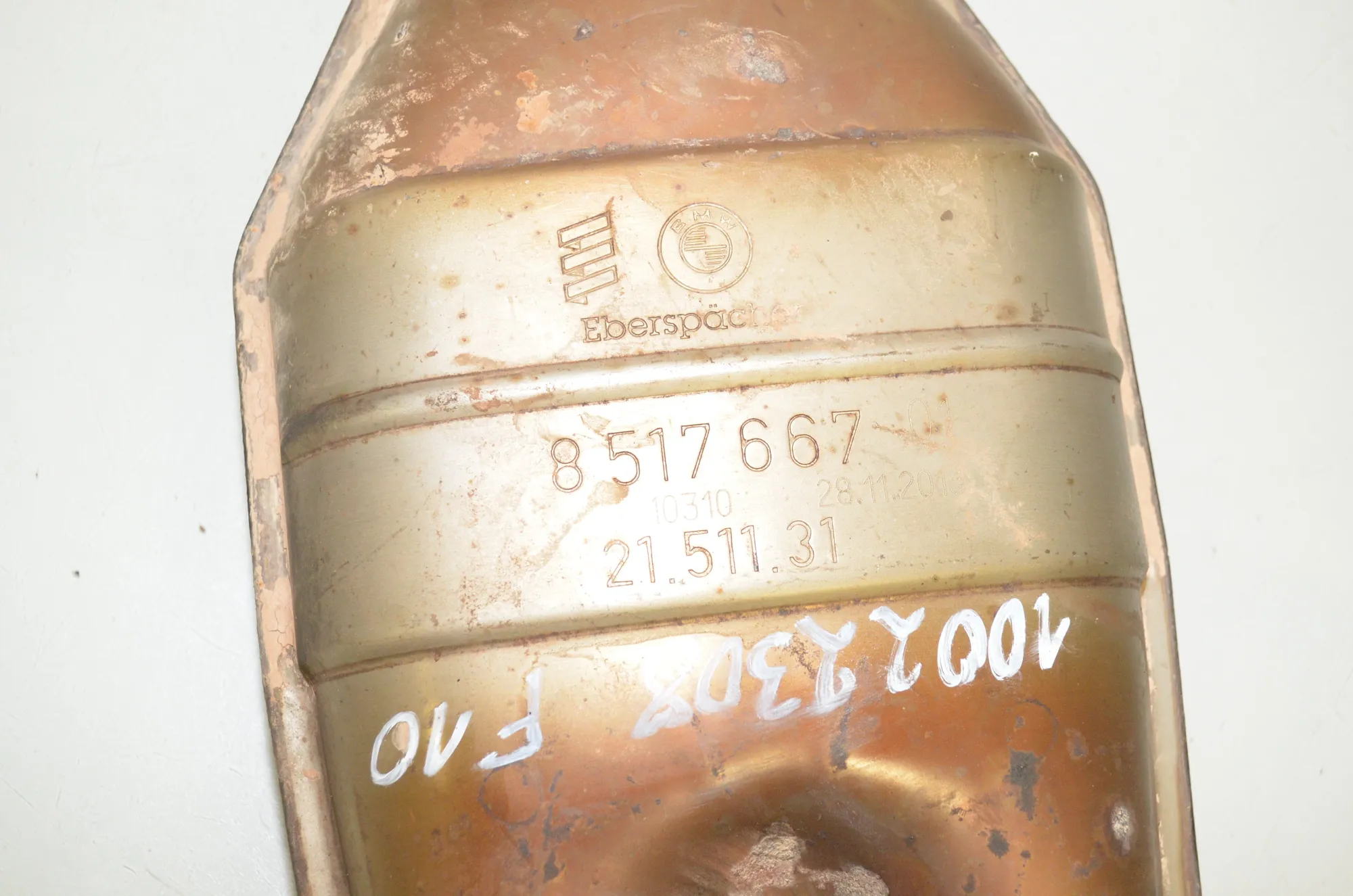 Muffler Exhaust Tank – OEM 8517667 · BMW 5 (F10) 530 d 2014 – 4
