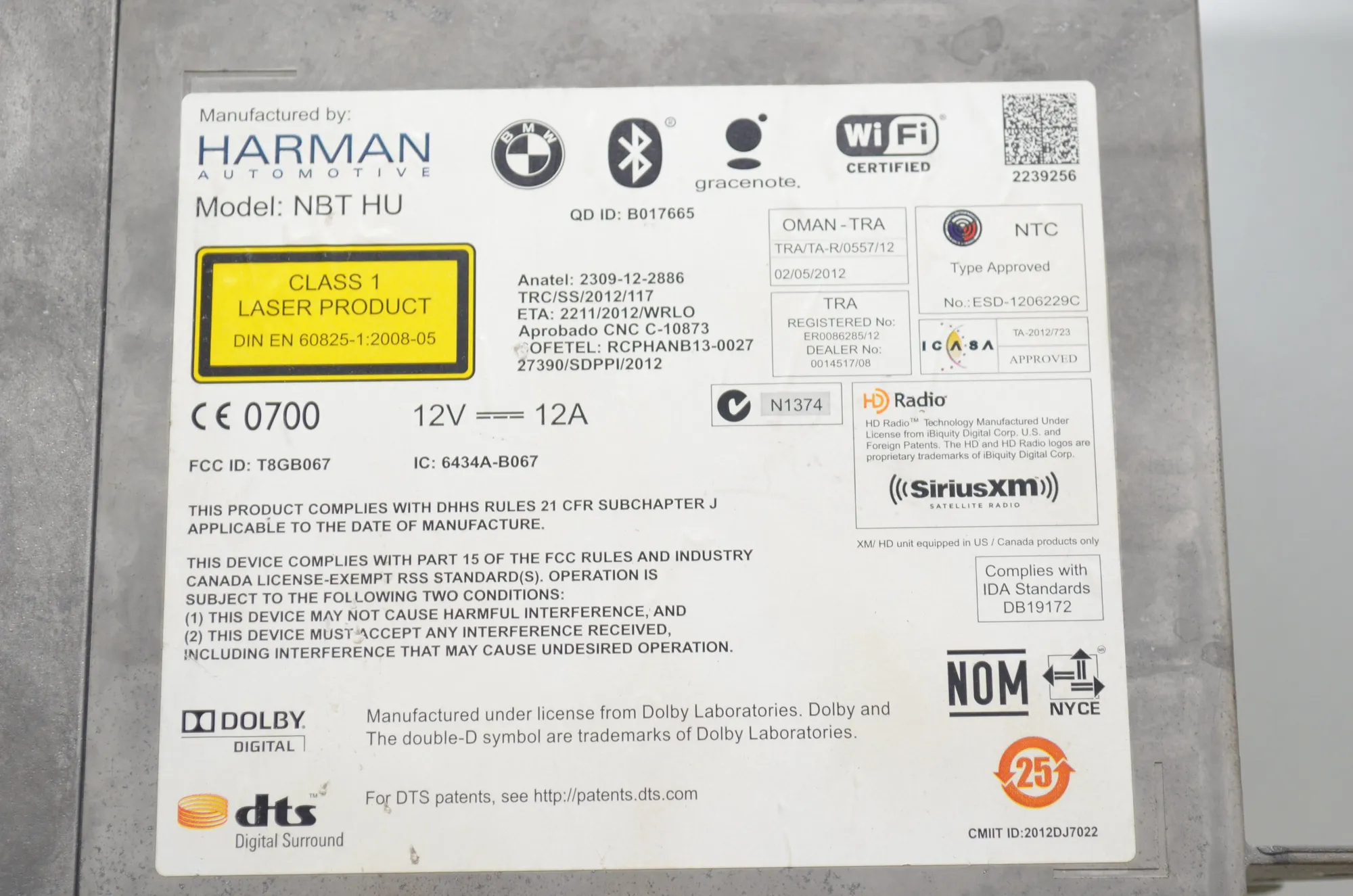 Navigation Control Unit – OEM 6826783 · BMW X3 (F25) sDrive 20 i 2014 – 7