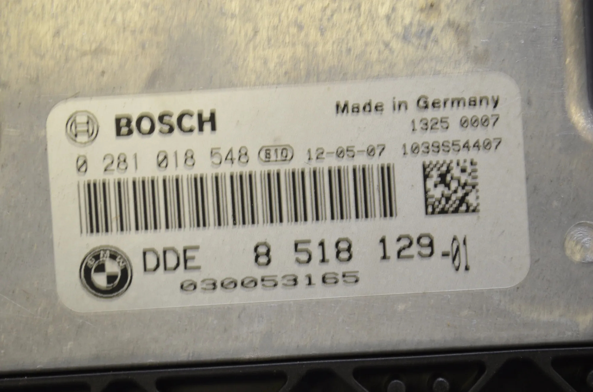 Engine Ignition ECU Set – OEM 8518129 · BMW 5 Touring (F11) 530 d 2012 – 7