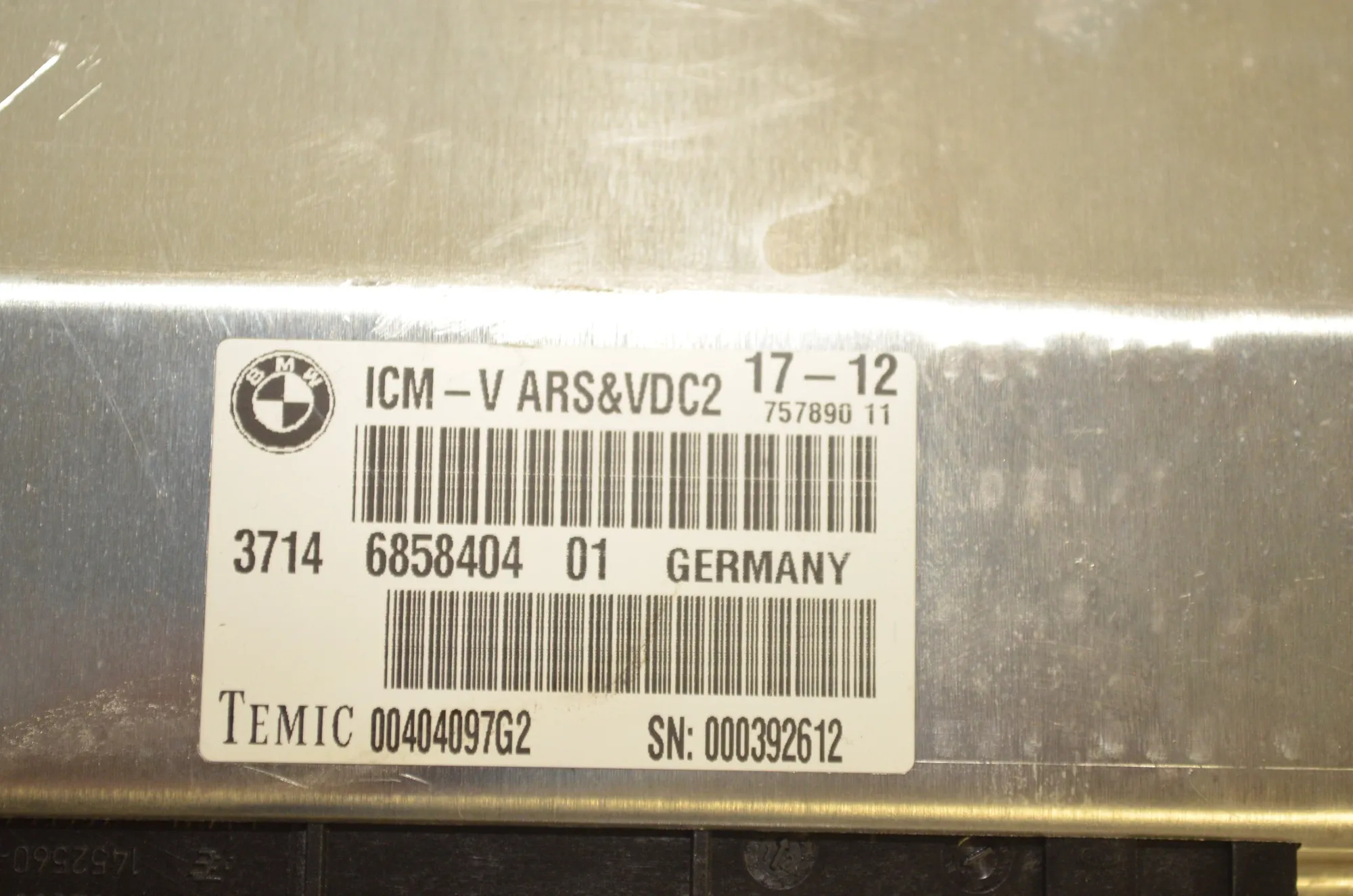 ICM Control Unit – OEM 6858404 · BMW 5 Touring (F11) 530 d 2012 – 4
