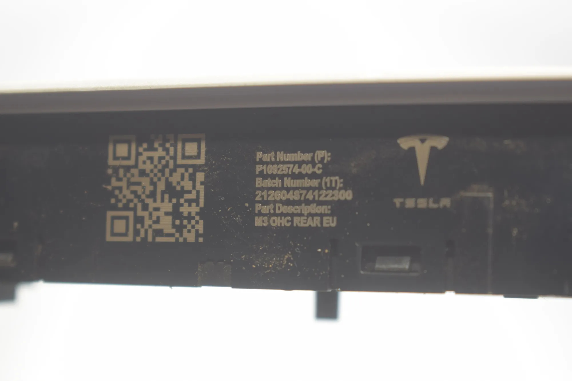 Interior Lighting – OEM 1092574-00-C · TESLA MODEL 3 (2018 - -) EV 2021 – 5