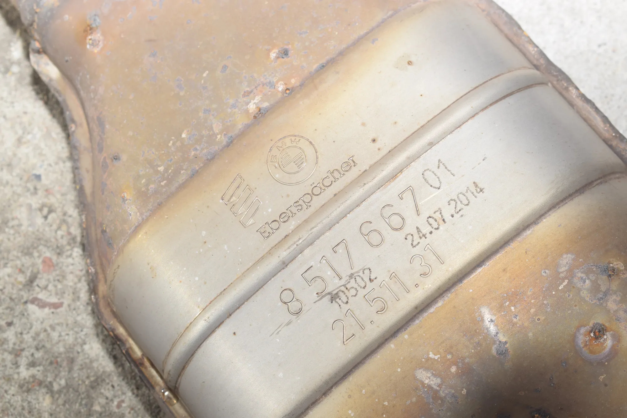 Exhaust – OEM 8517667 · BMW 5 Gran Turismo (F07) 530 d 2014 – 5