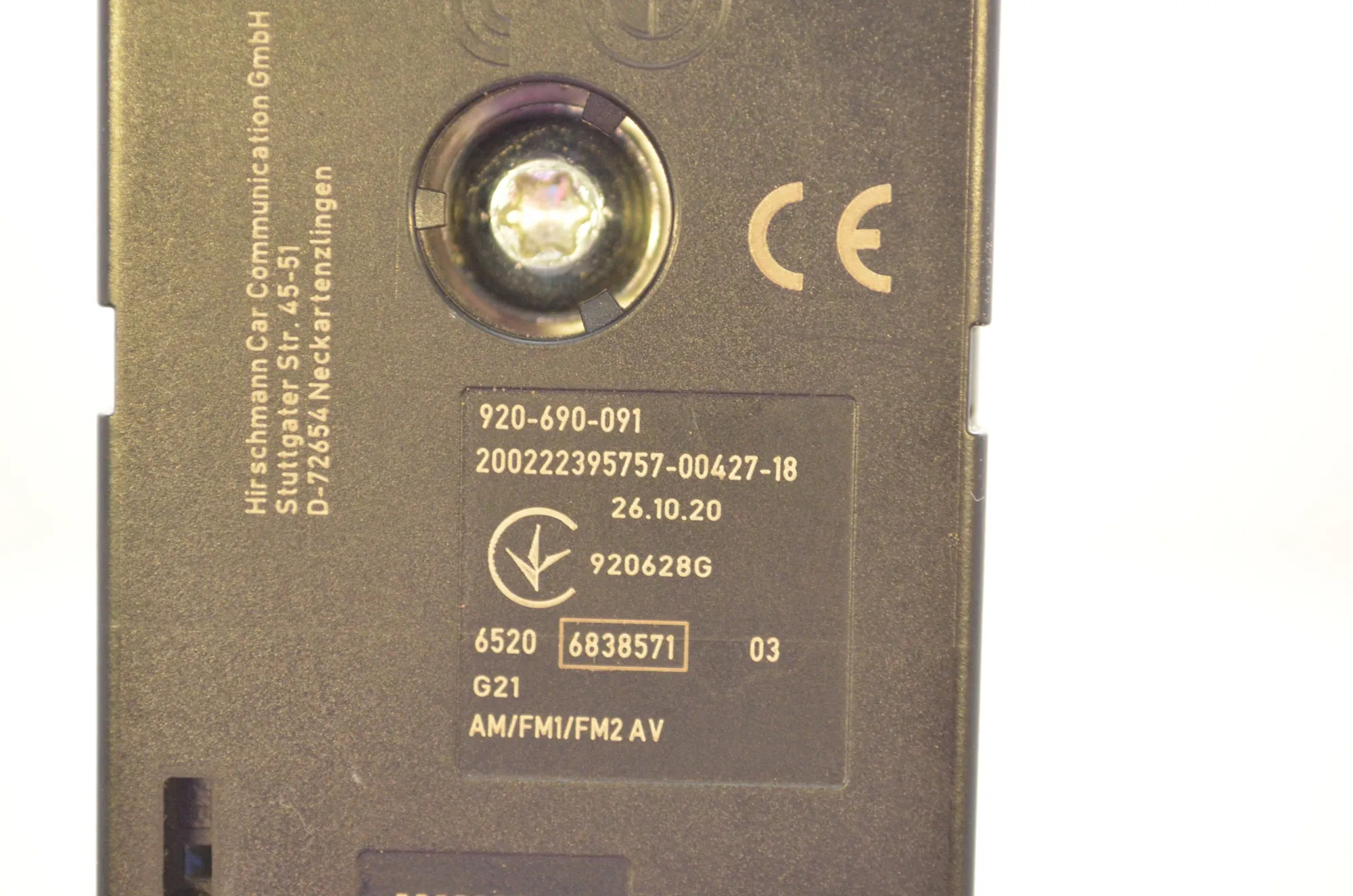 Antenna Amplifier – OEM 6838571 · BMW 3 Touring (G21) (2019 - -) 330 e Plug-in-Hybrid 2020 – 5