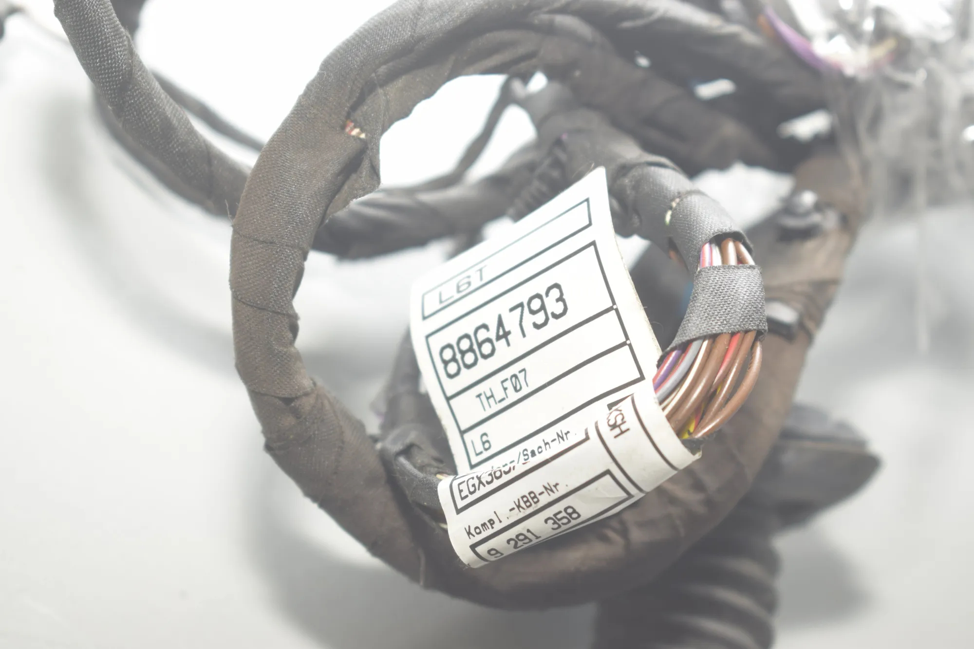 Rear Right Door Wiring – OEM 8864793 · BMW 5 Gran Turismo (F07) 530 d 2014 – 4