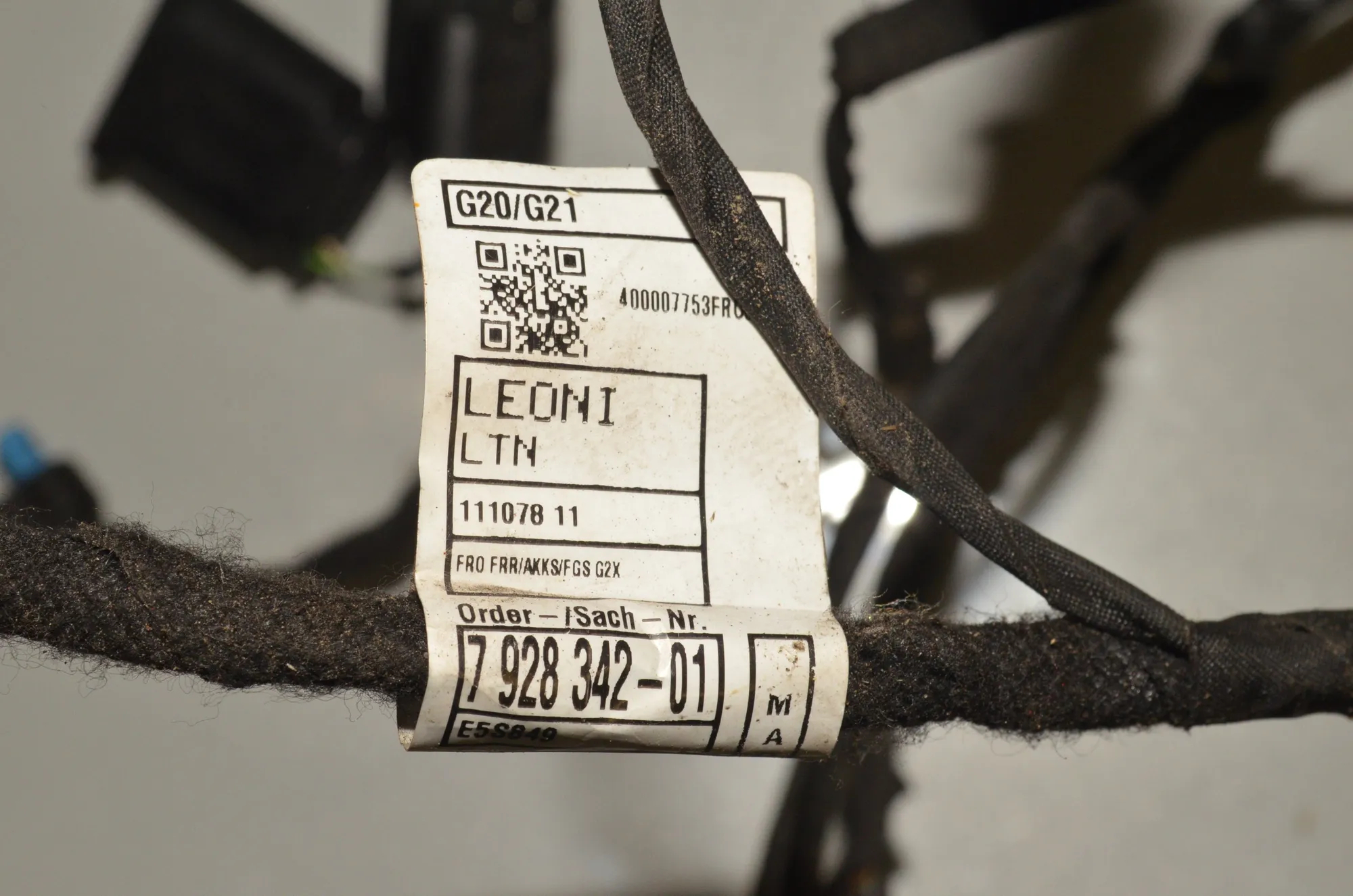 Other Wiring Loom – OEM 7928342 · BMW 3 (G20, G28) (2018 - -) 330 e 2021 – 5