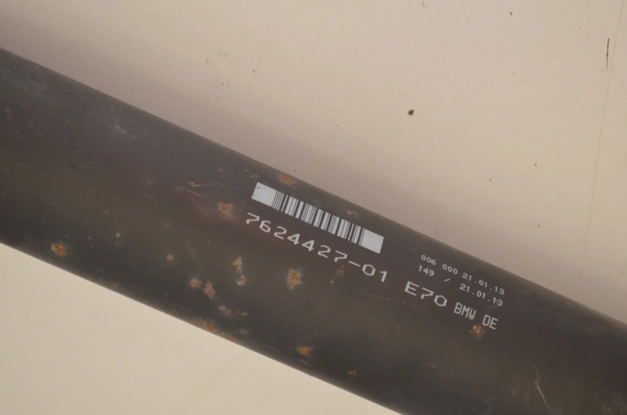 Propshaft Cardan – OEM 7624427 · BMW X6 (E71, E72) M 50 d 2013 – 5