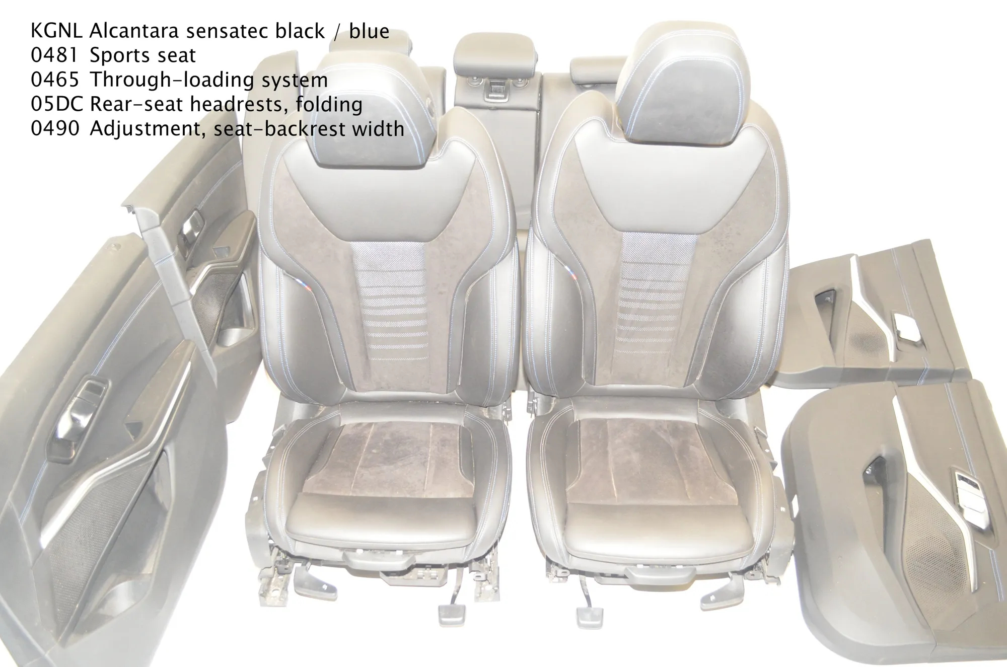 Seat set · BMW 3 (G20, G28) (2018 - -) 330 e Plug-in-Hybrid 2021 – 2