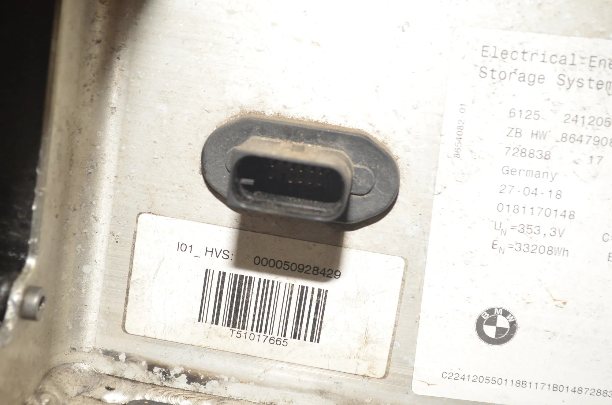 Battery – OEM 8647908 · BMW i3 (I01) Hybrid 2018 – 5