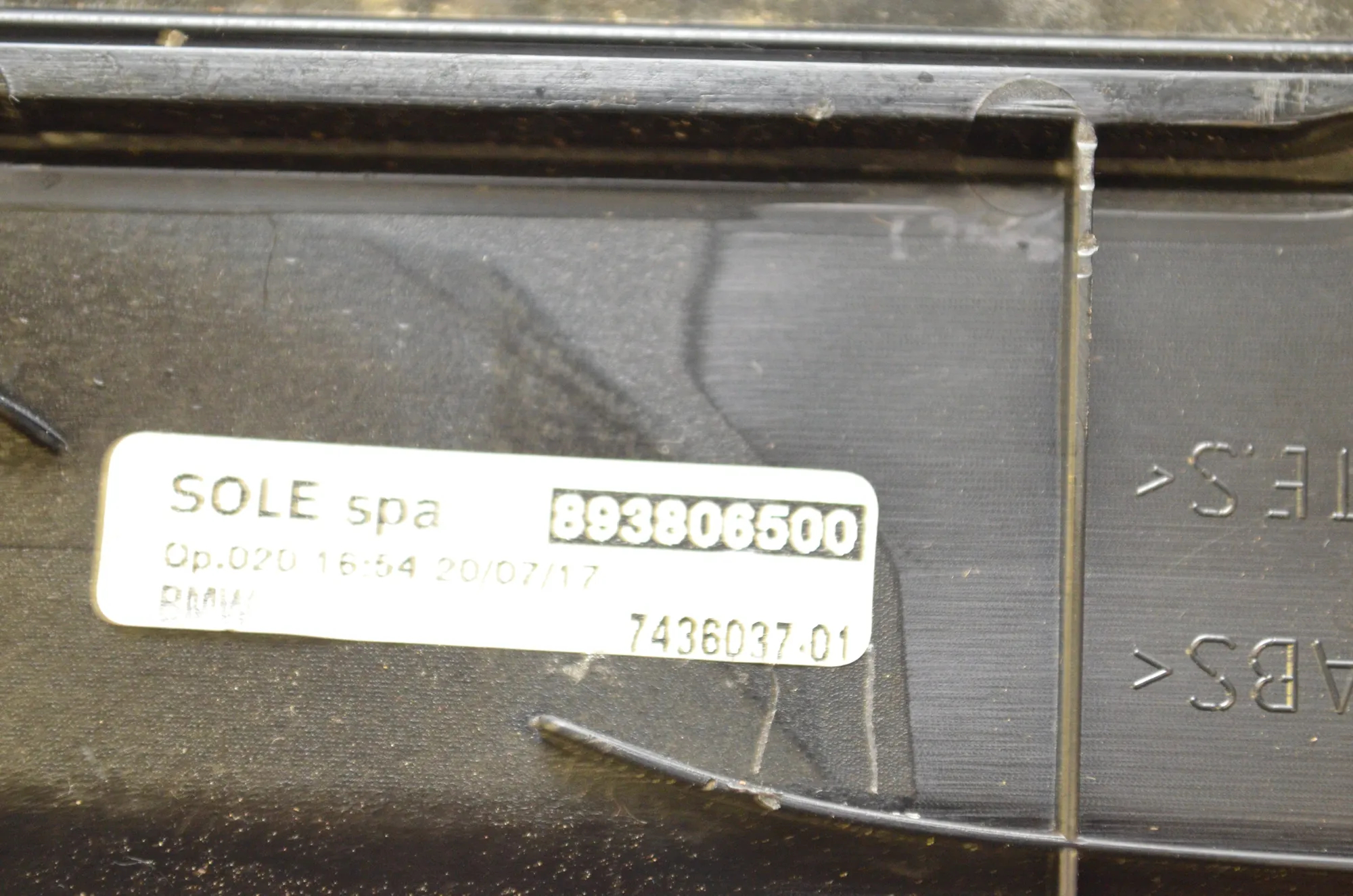 Door Sill Trim Kit – OEM 8938065 · BMW 4 Cabrio (F33, F83) 420 i 2017 – 6