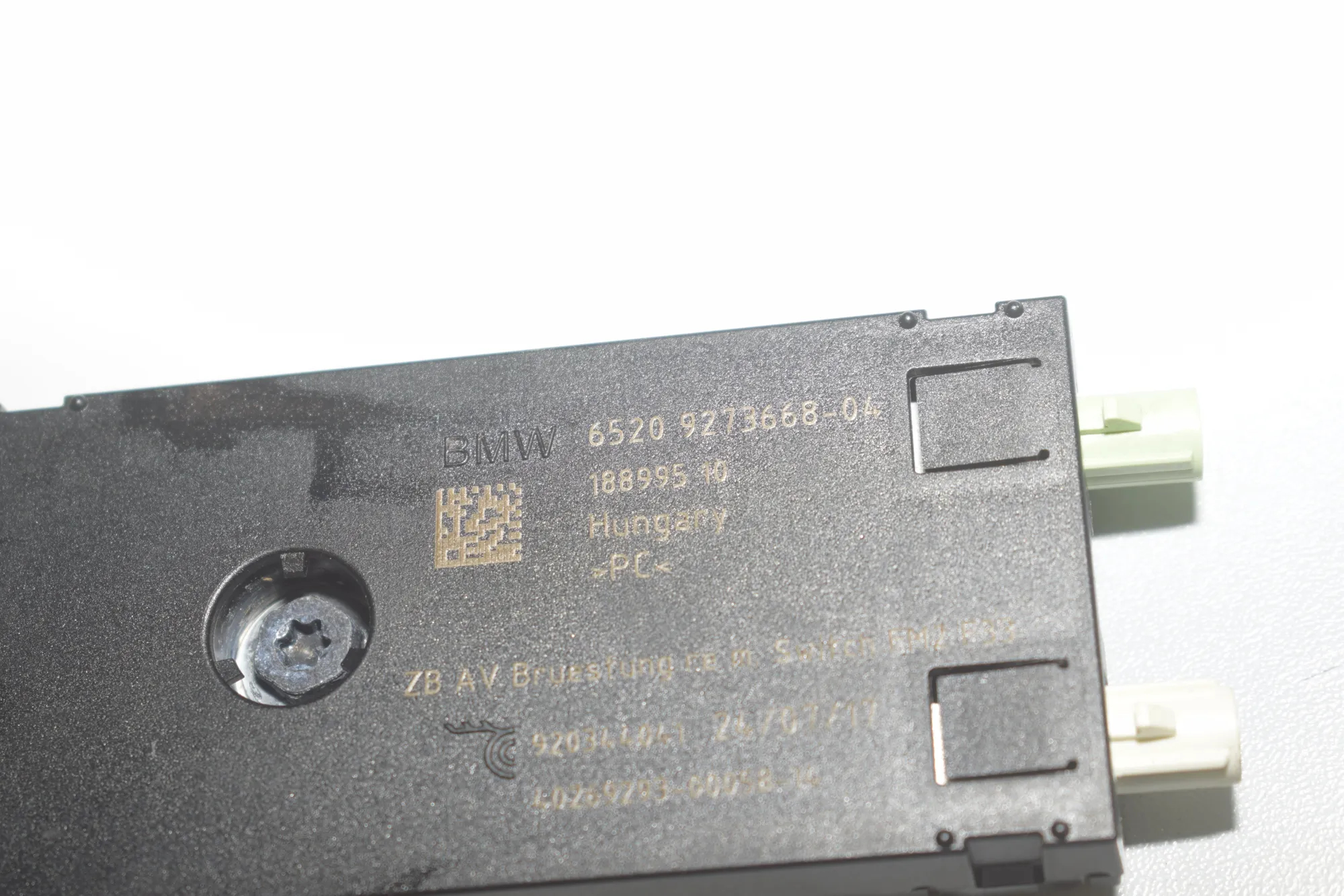 Antenna Amplifier – OEM 9273668 · BMW 4 Cabrio (F33, F83) 420 i 2017 – 4