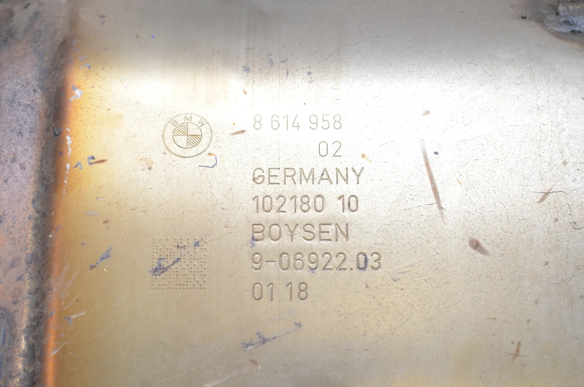 Exhaust – OEM 8614958 · BMW i3 (I01) Hybrid 2018 – 3