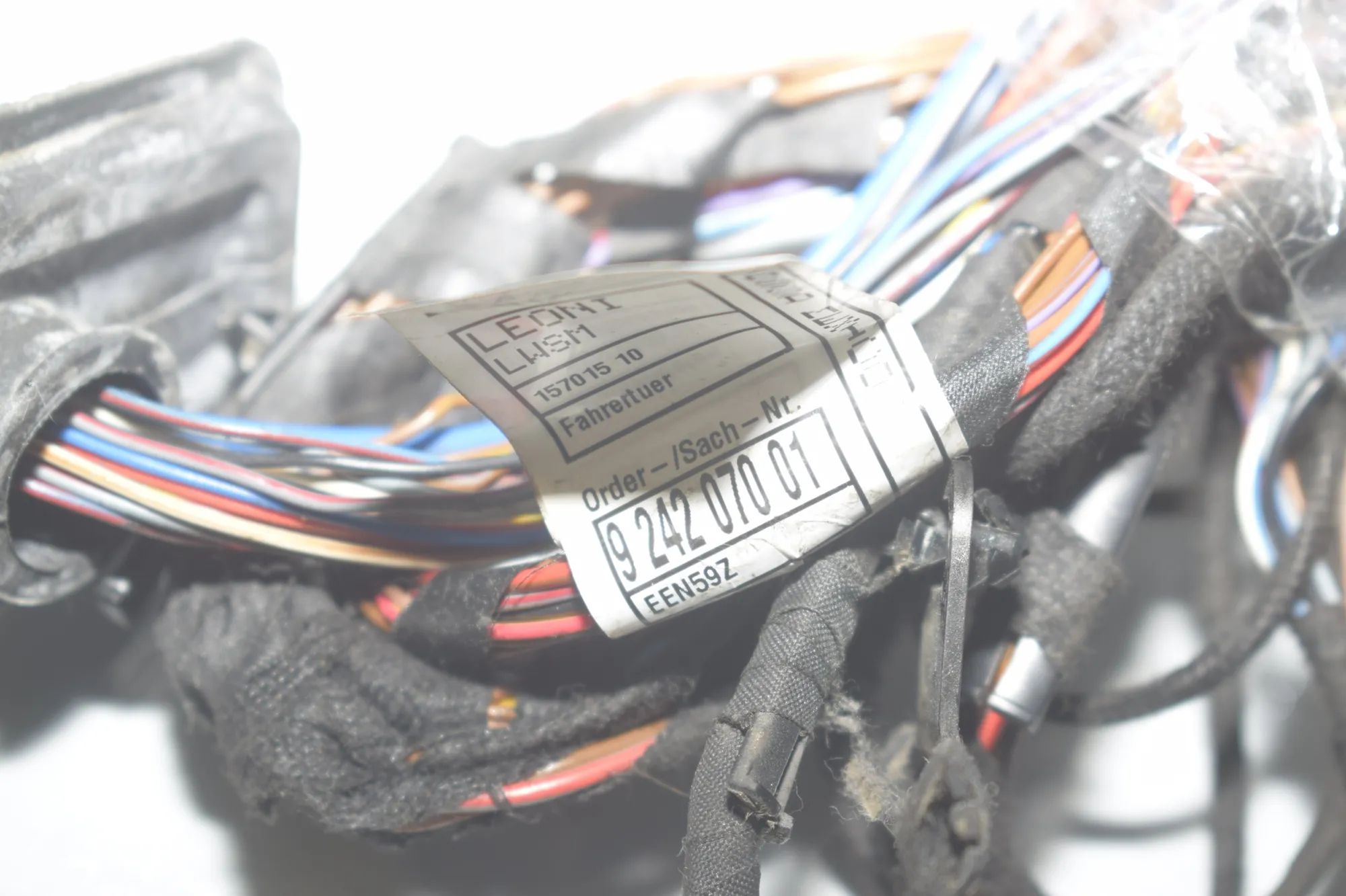 Front Right Door Wiring – OEM 9242070 · BMW X6 (E71, E72) M 50 d 2013 – 5