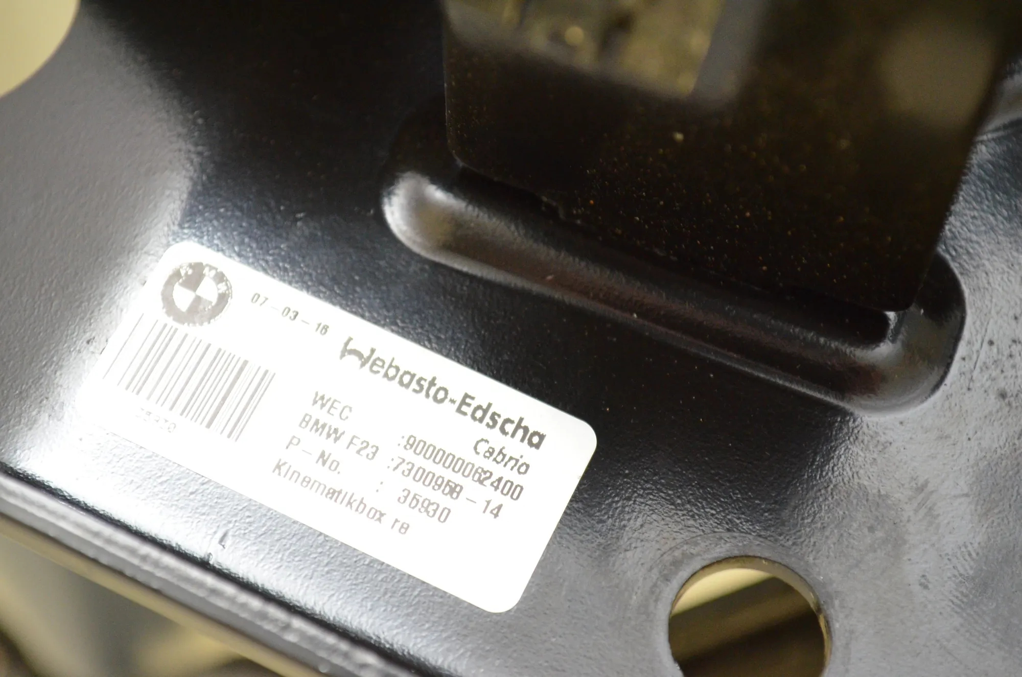 Other Control Units – OEM 7300958 · BMW 2 Cabrio (F23) 220 i 2016 – 7