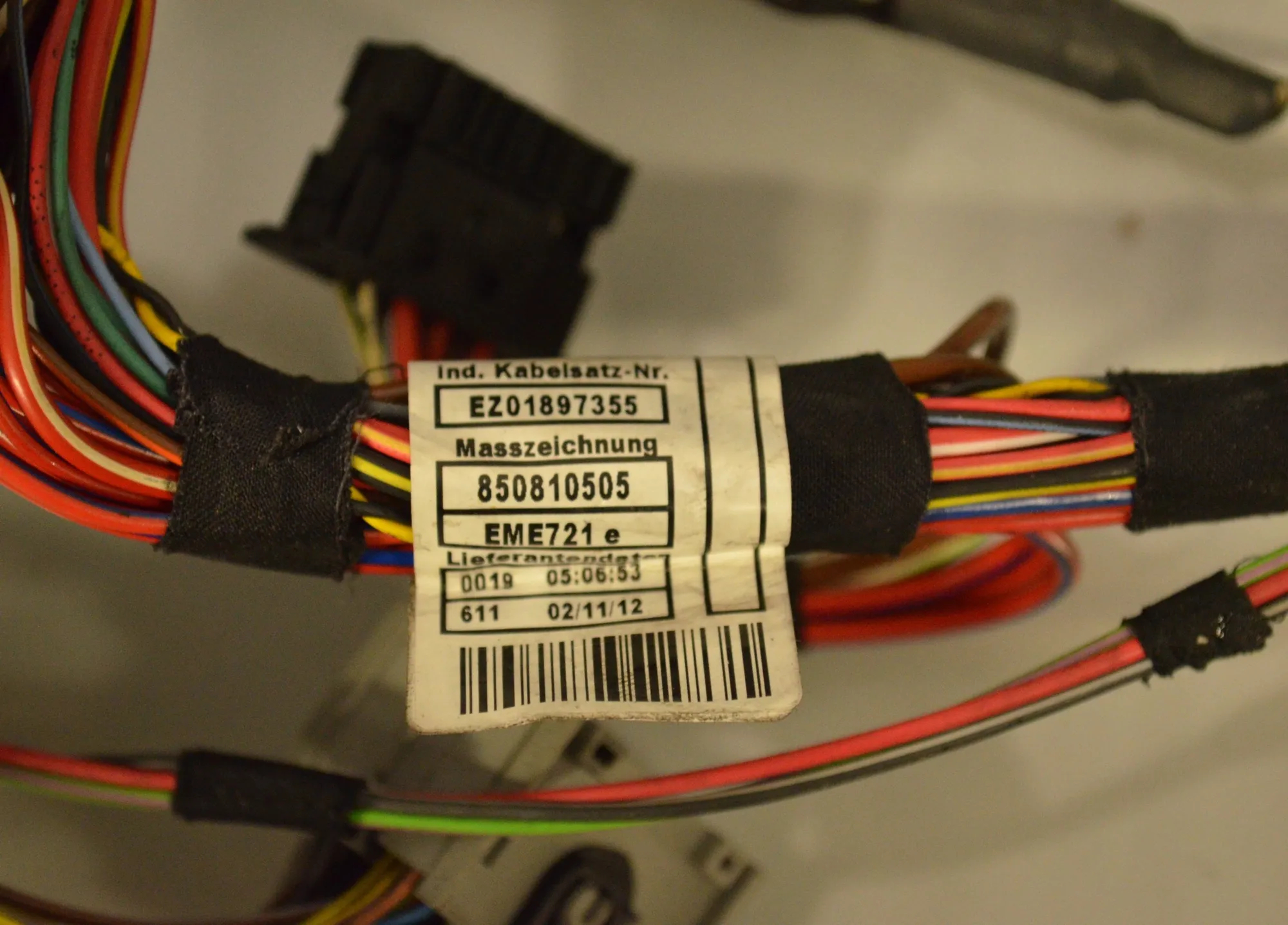 Engine Cable Harness – OEM 8508106 · BMW X6 (E71, E72) M 50 d 2013 – 6
