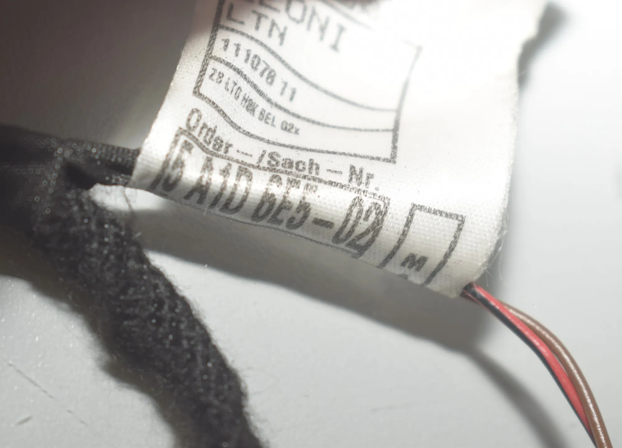 Other Wiring Loom – OEM 5A1D6E5 · BMW 3 Touring (G21) (2019 - -) 330 e Plug-in-Hybrid 2021 – 6