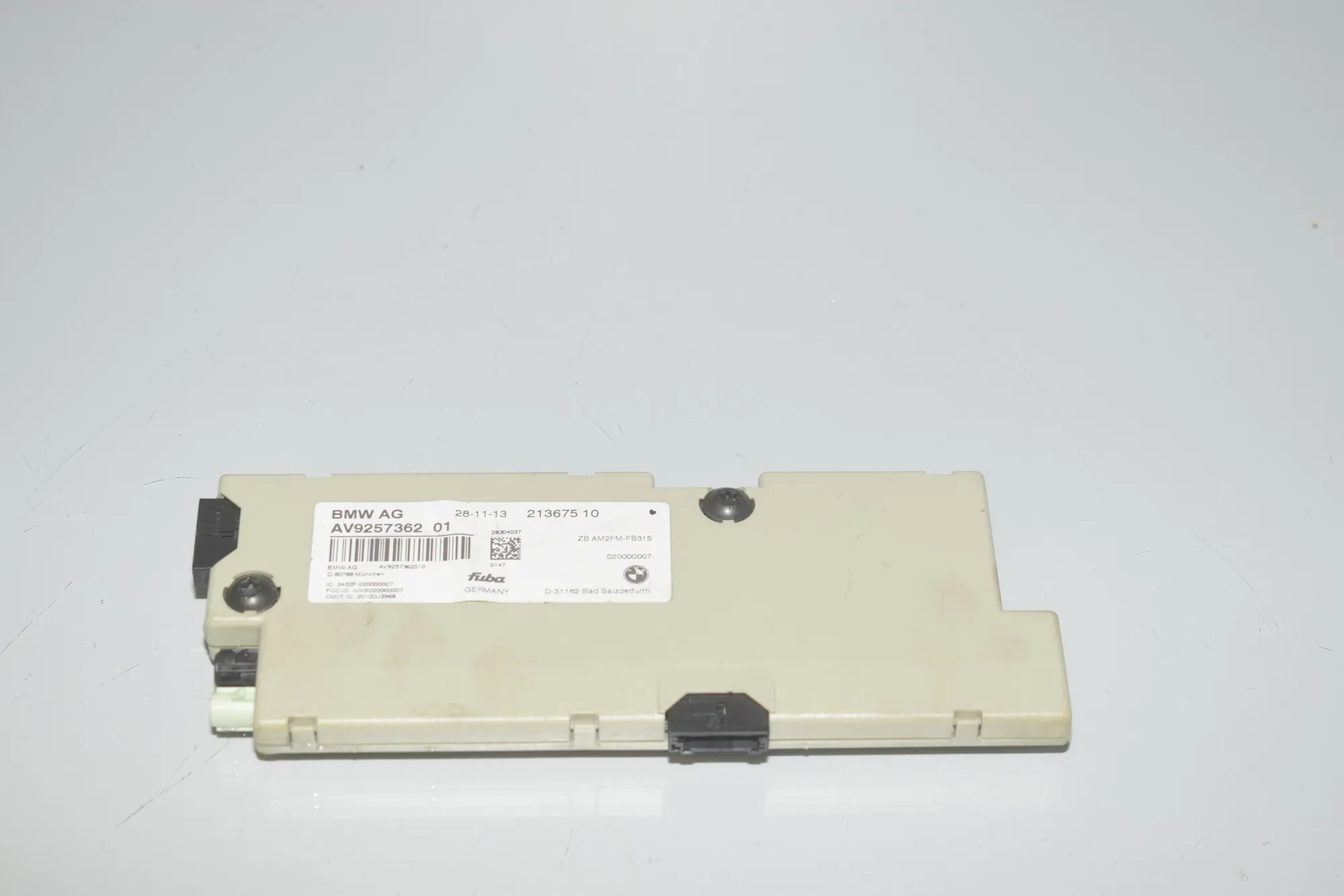 Antenna Amplifier – OEM 9257362 · BMW 6 Gran Coupe (F06) 650 i xDrive 2013