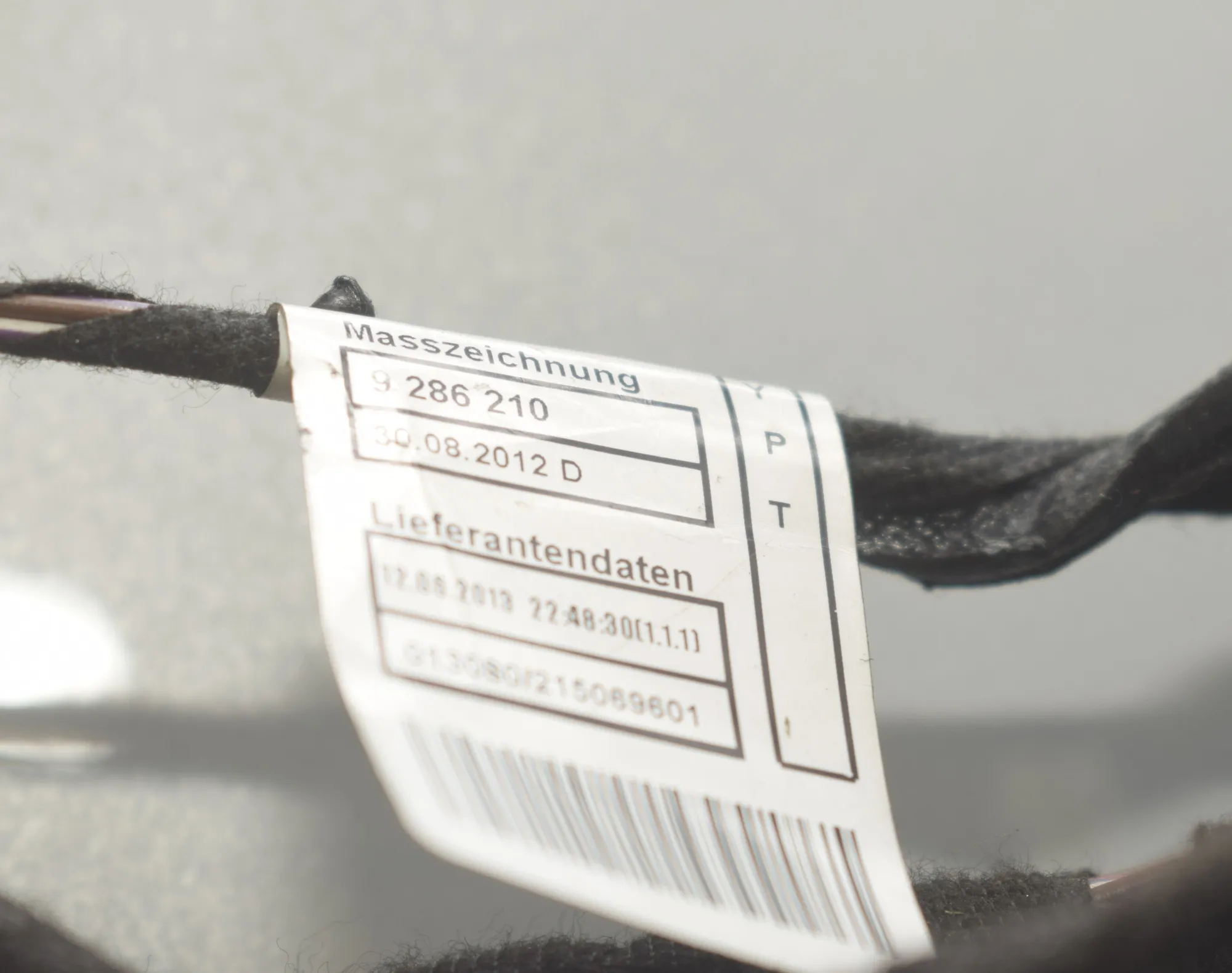 Rear Left Door Wiring – OEM 9286250 · BMW X3 (F25) xDrive 20 d 2013 – 4