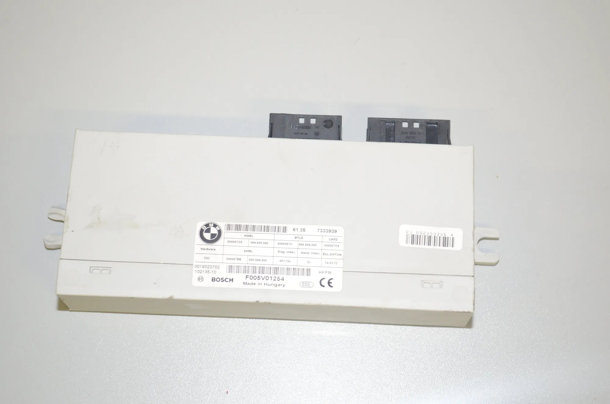 Tailgate Bootlid Control Unit – OEM 7333939 · BMW 5 Touring (F11) 530 d 2012
