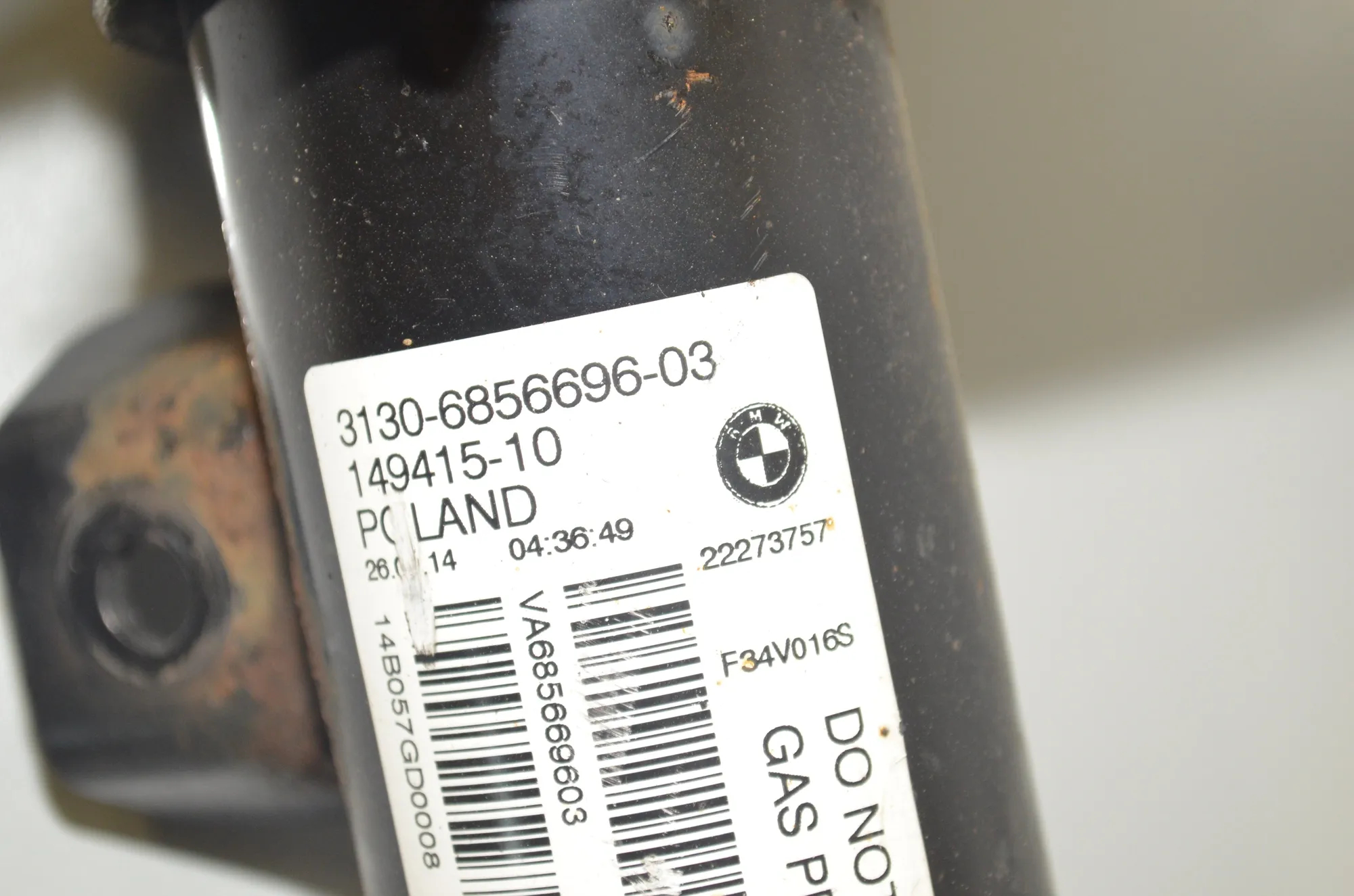Front Left Shock Absorber – OEM 6856696 · BMW 3 Gran Turismo (F34) 320 d 2014 – 3