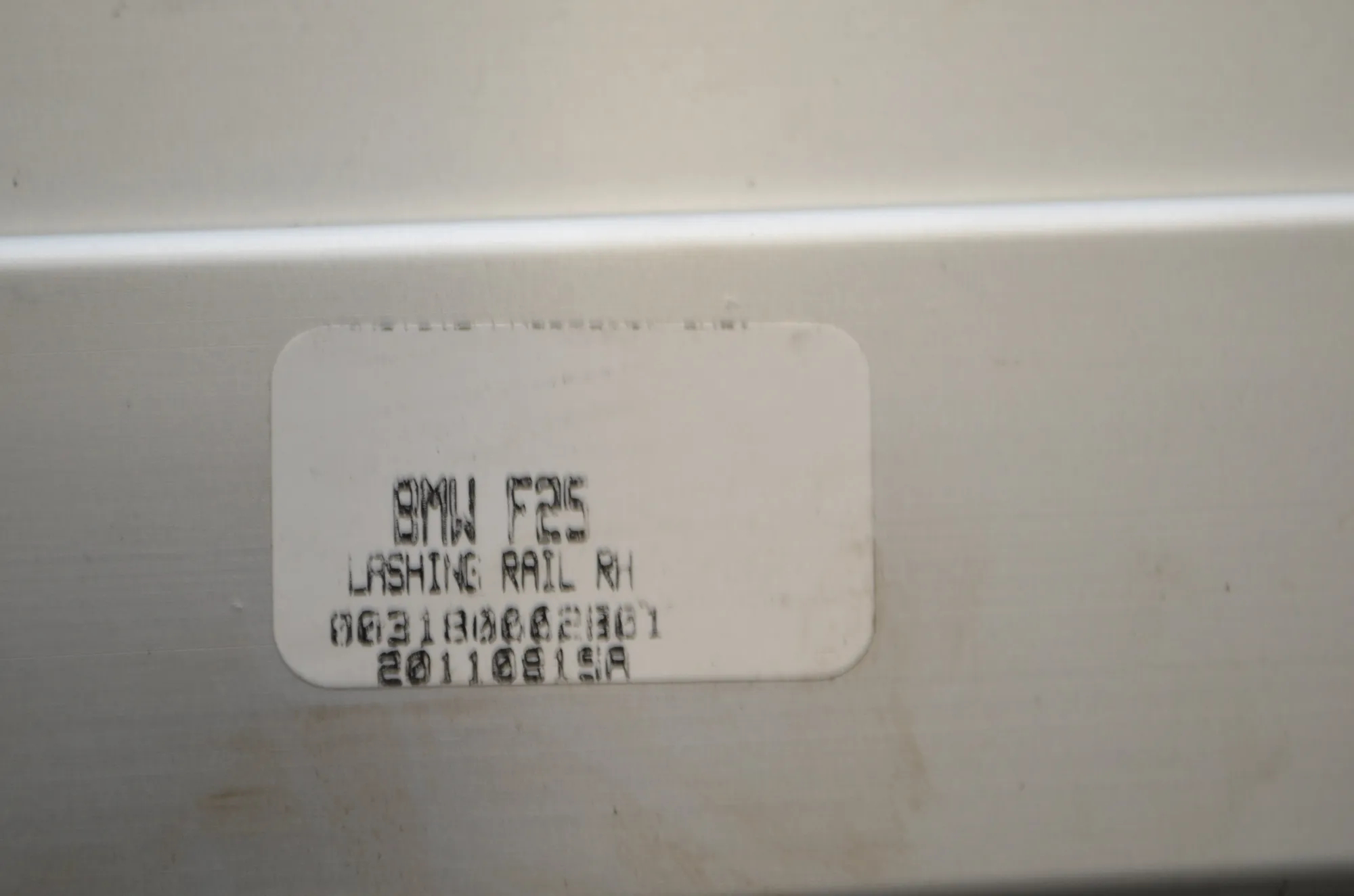 Trunk Trim Kit – OEM 9175120 · BMW X3 (F25) xDrive 35 i 2011 – 14