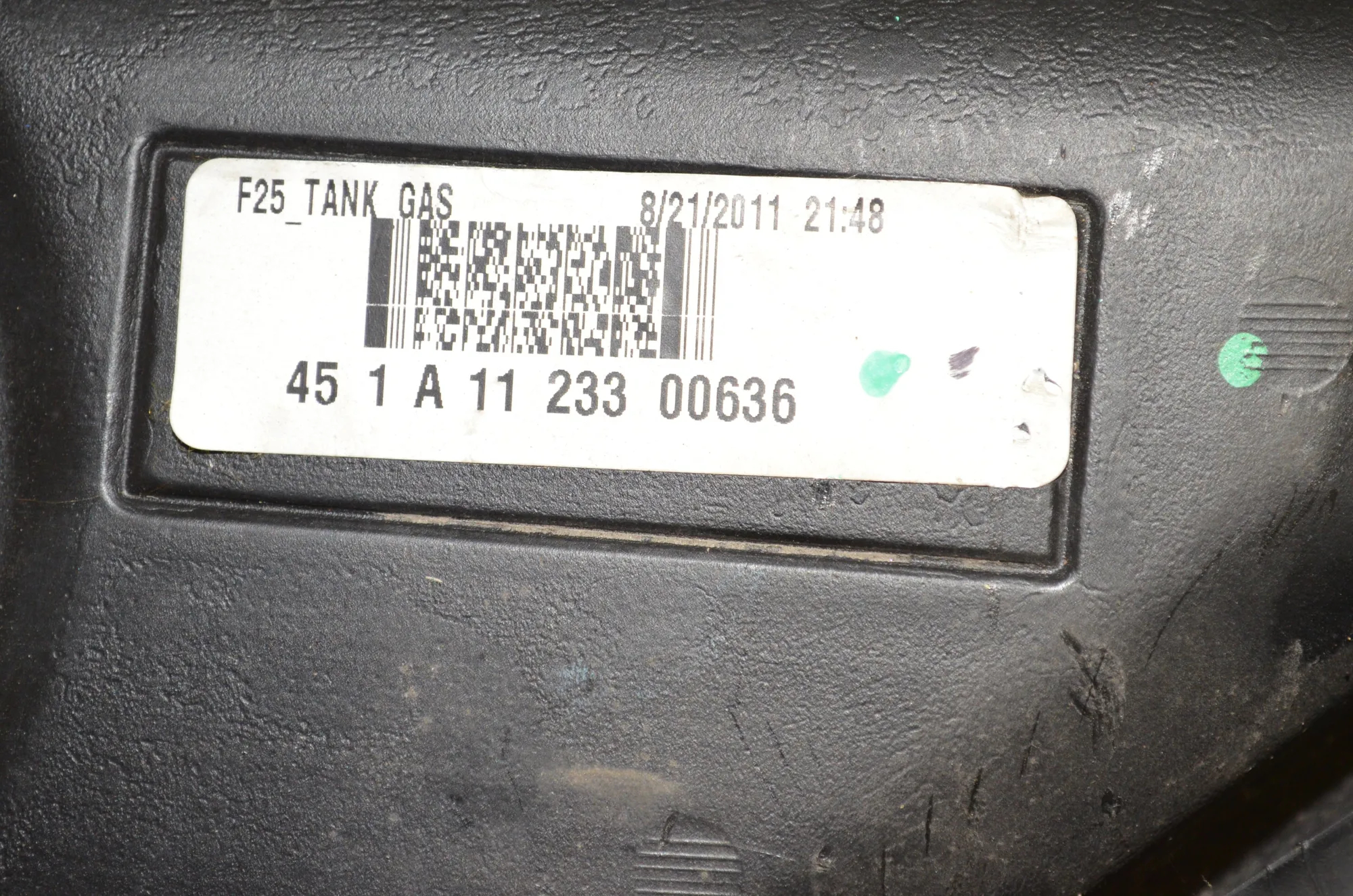 Fuel Tank – OEM 7279360 · BMW X3 (F25) xDrive 35 i 2011 – 4