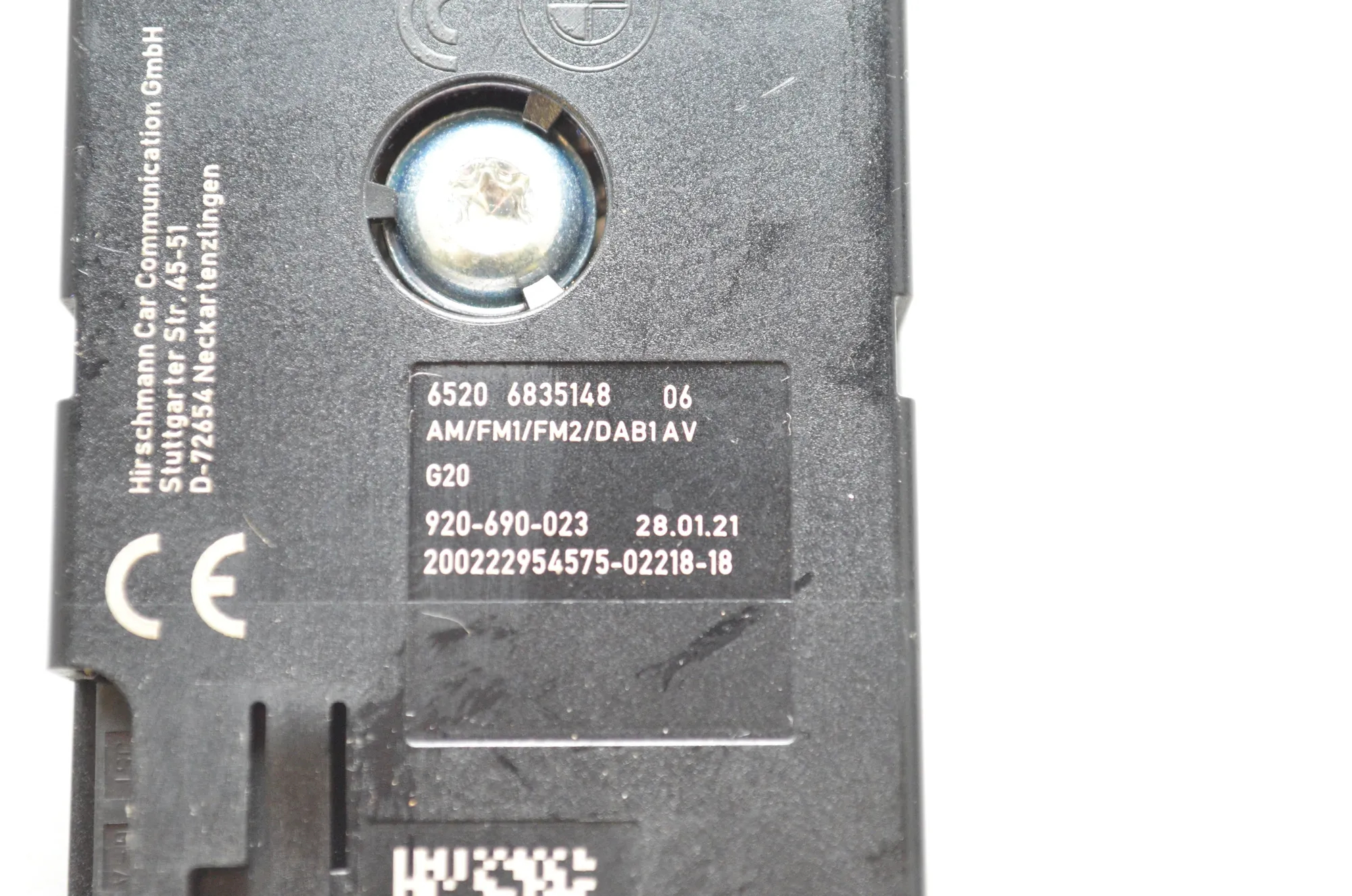 Antenna Amplifier – OEM 6835148 · BMW 3 (G20, G28) (2018 - -) 330 e 2021 – 4
