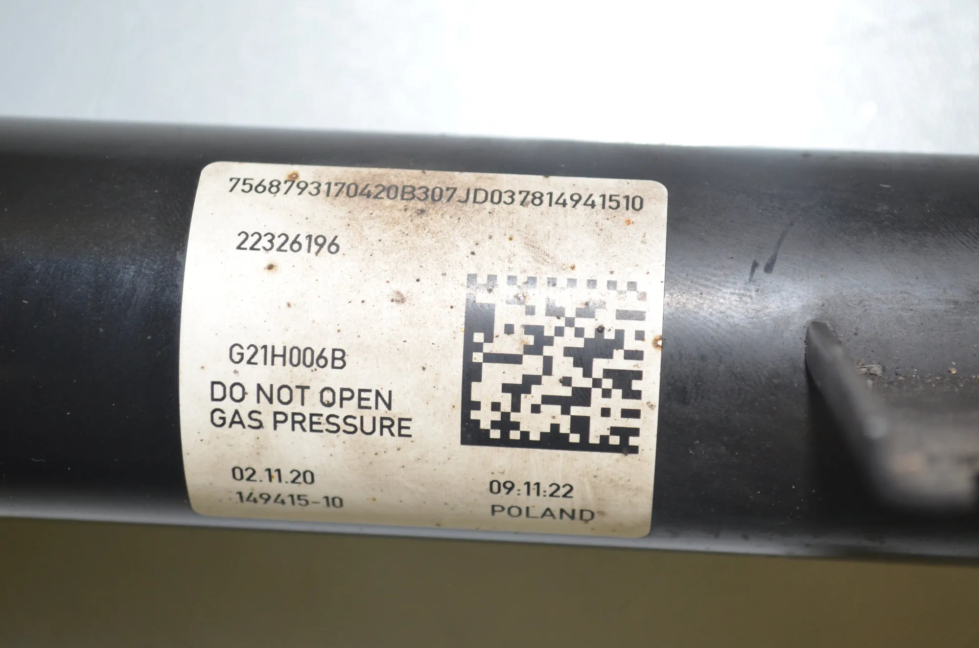 Rear Left Shock Absorber – OEM 6879317 · BMW 3 Touring (G21) (2019 - -) 318 d 2020 – 4