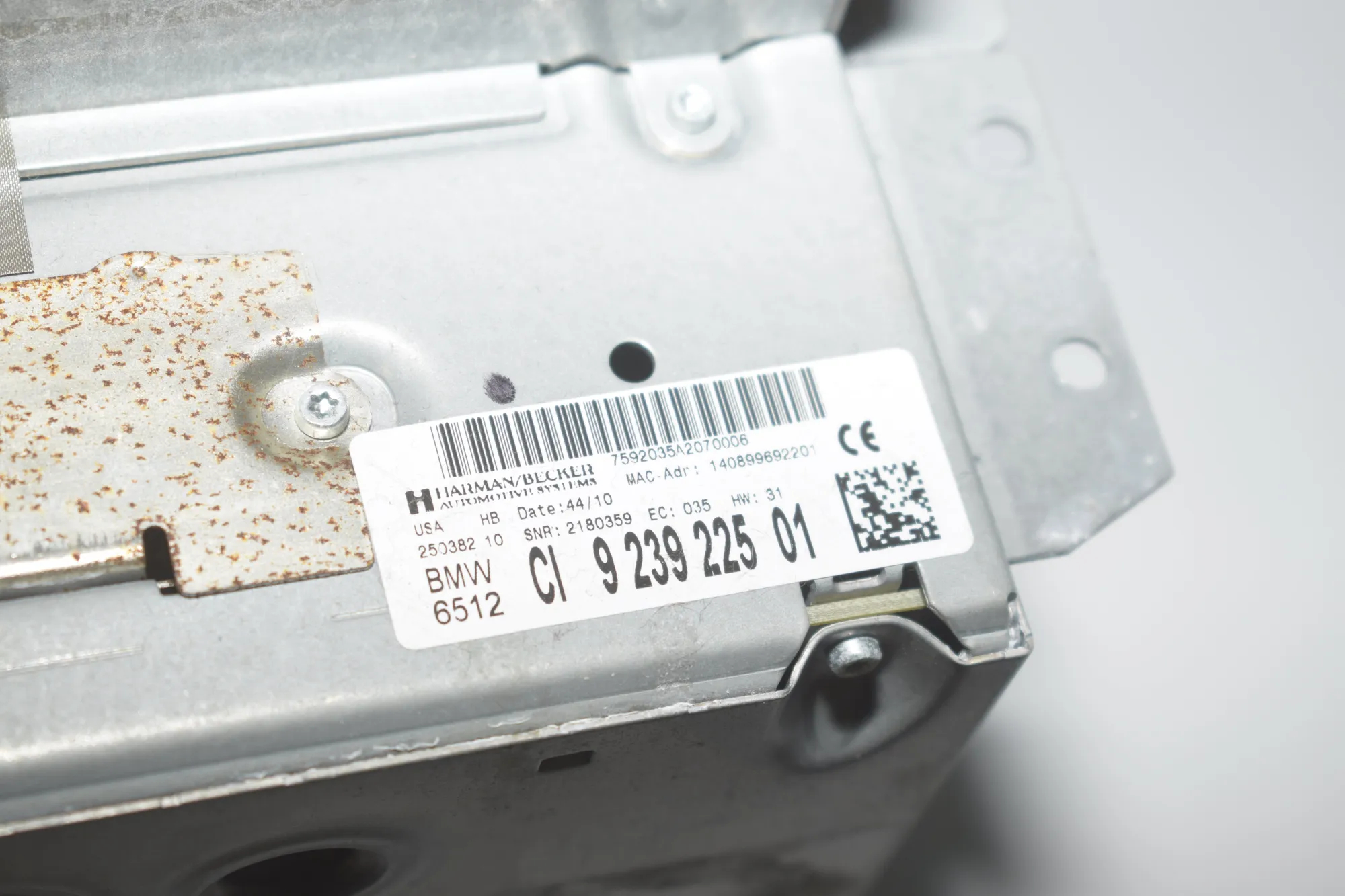 Navigation System – OEM 9232896 · BMW X5 (E70) xDrive 40 d 2010 – 13