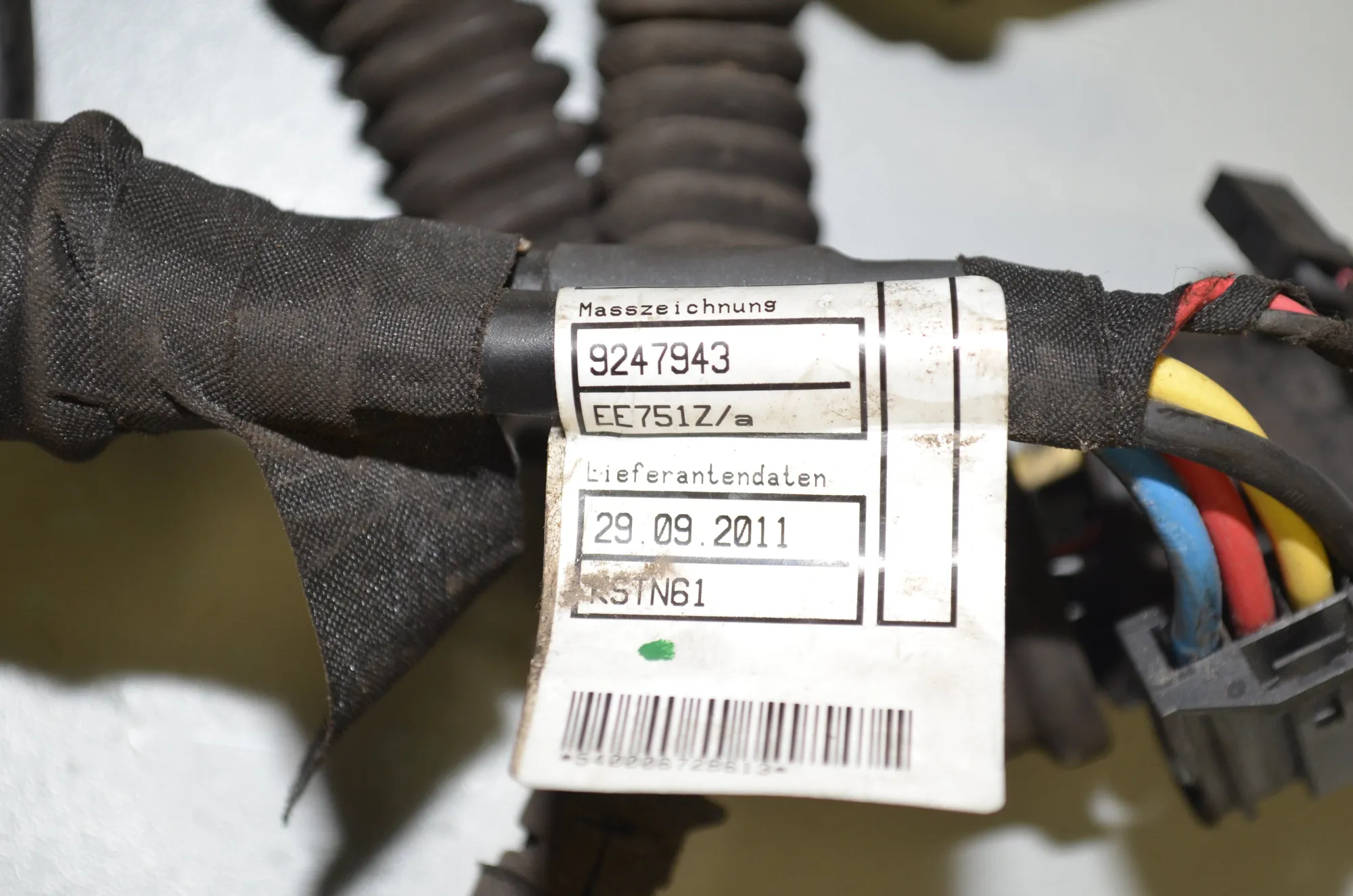 Other Wiring Loom – OEM 9247943 · BMW 5 Touring (F11) 535 d xDrive 2011 – 4