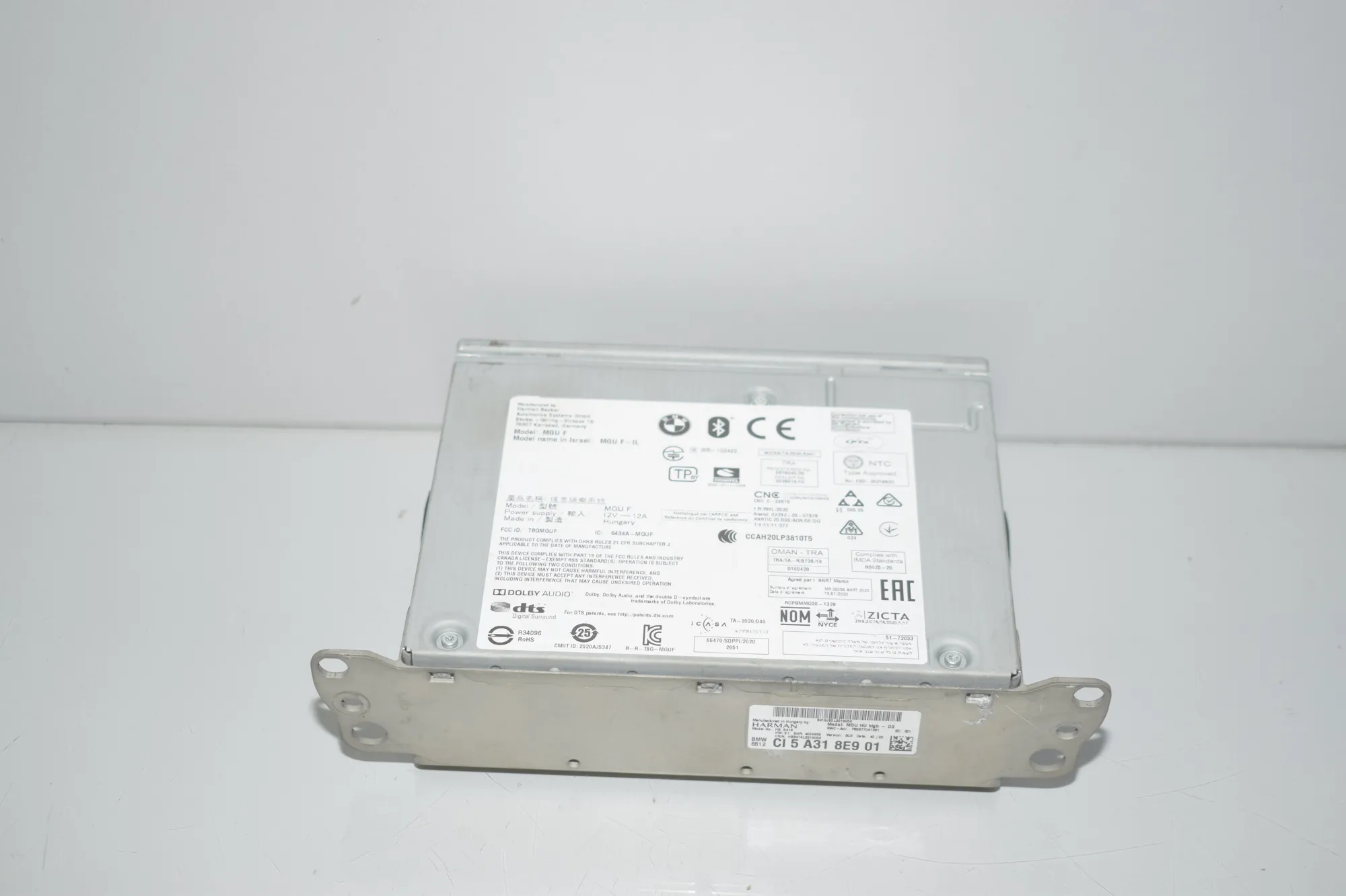 Navigation System – OEM 8720752 · BMW 1 (F40) (2019 - -) (F40)118d 2020 – 11