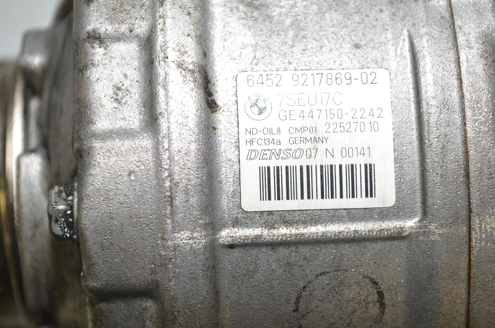 Air Condition A/C Pump – OEM 9217869 · BMW X3 (F25) xDrive 35 i 2011 – 4