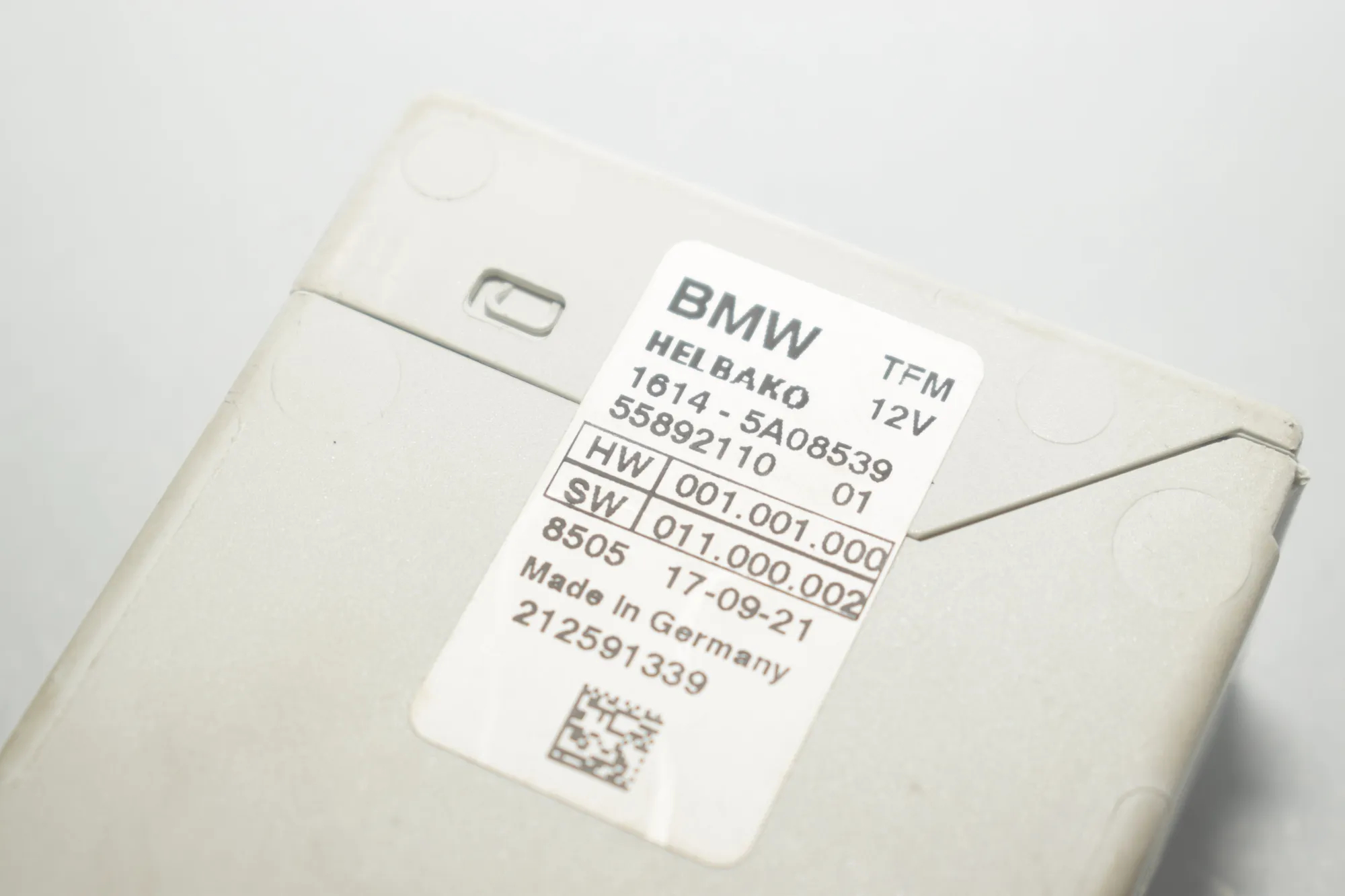 Fuel Injector Control Unit – OEM 5A08539 · BMW 3 (G20, G28) (2018 - -) 330 e Plug-in-Hybrid 2021 – 5