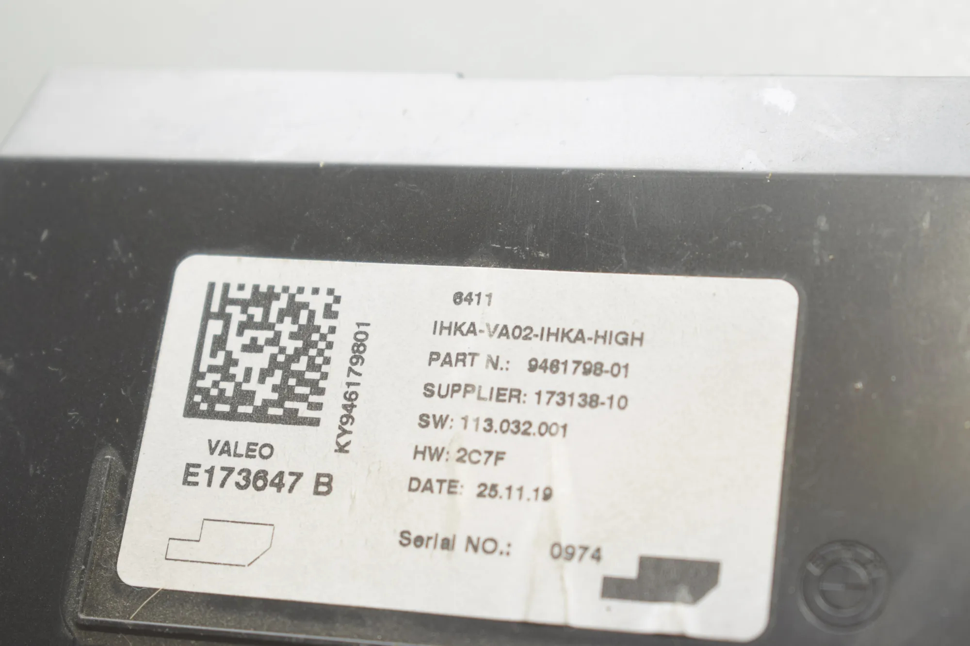 Other Control Units – OEM 9461798 · BMW i3 (I01) Electric 2019 – 6