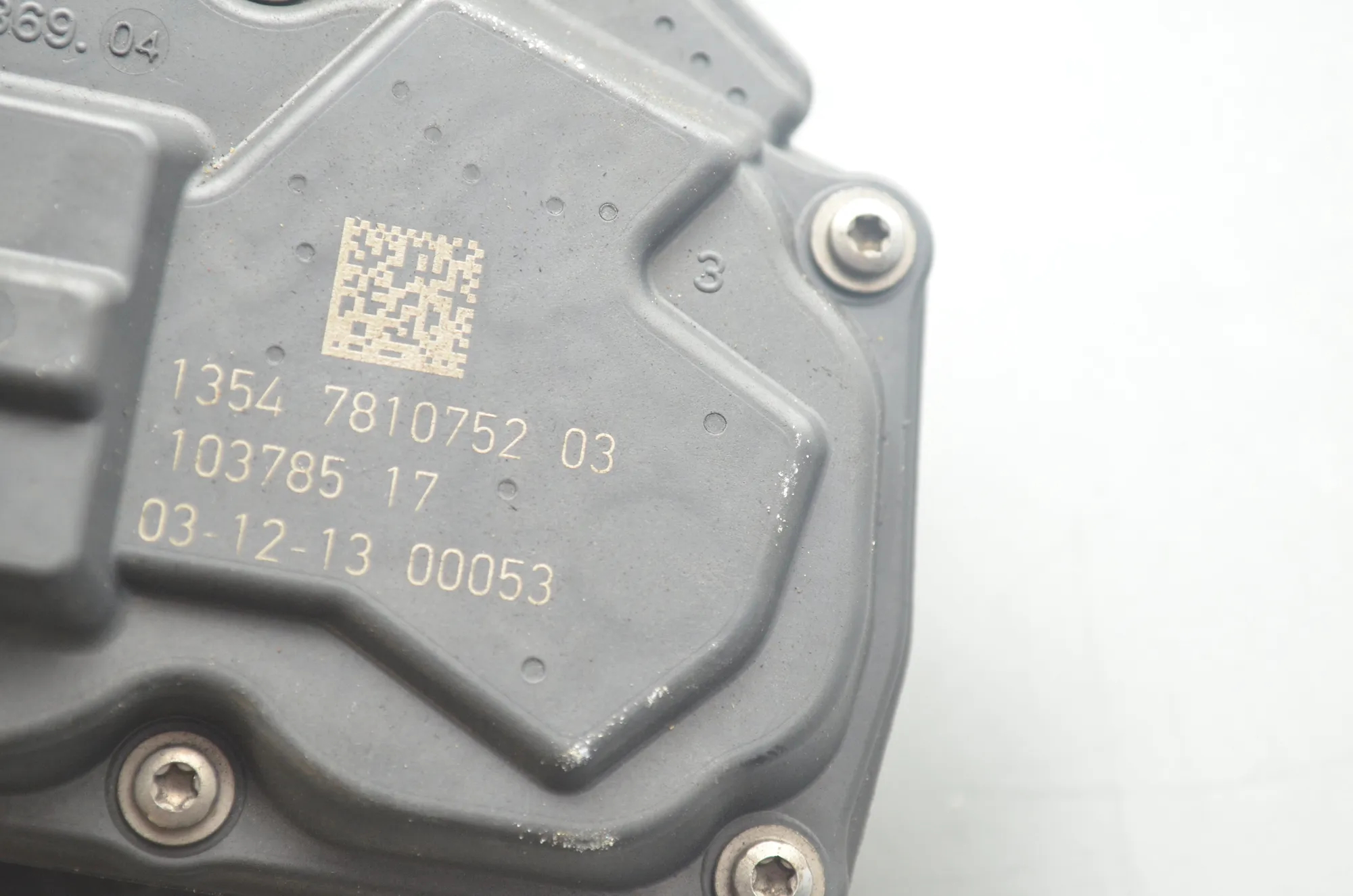 Throttle Body – OEM 7810752 · BMW 3 (F30, F80) 330 d 2013 – 4