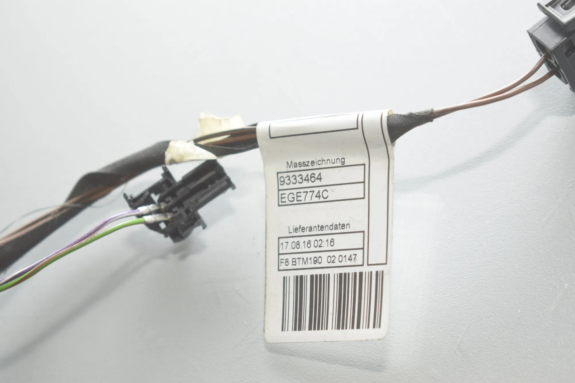 Other Wiring Loom – OEM 9333464 · BMW X6 (F16, F86) M 50 d 2016 – 6
